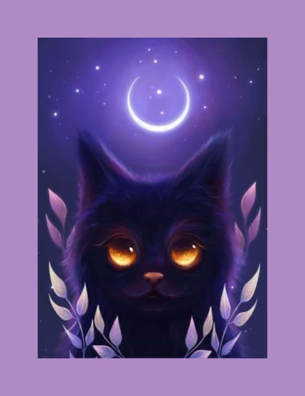 Explore The Magical World Of Cats In Space Background