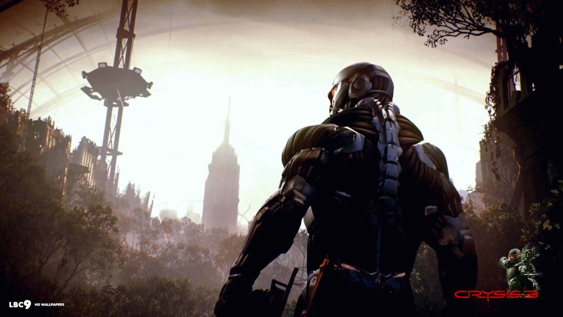 “explore The Majestic Cityscapes Featured In The Video Game Crysis 3” Background