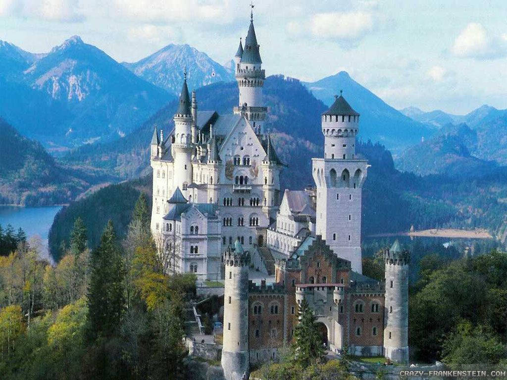 Explore The Majestic Neuschwanstein Castle In Bavaria, Germany Background