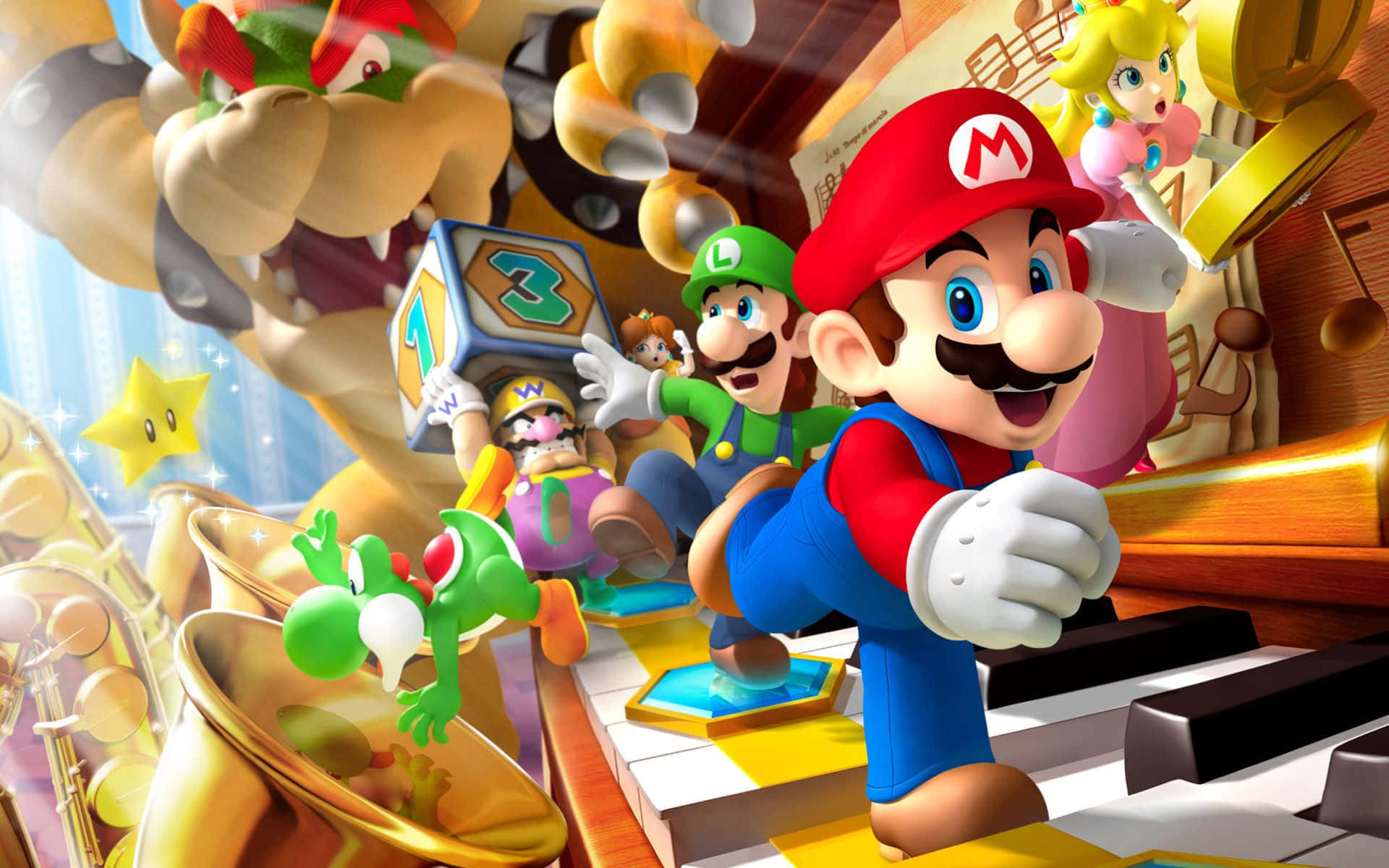 Explore The Mushroom Kingdom With Cool Mario!