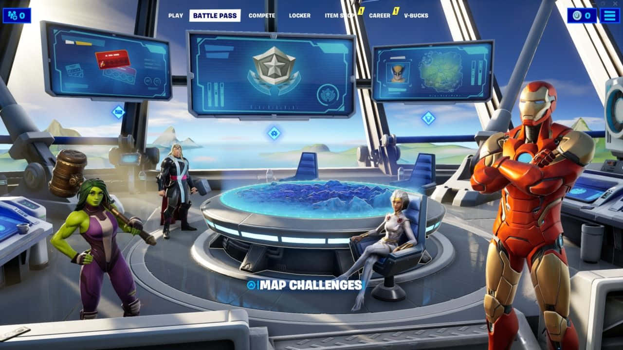 Explore The New Season Of Fortnite, Chapter 2 Season 4! Background