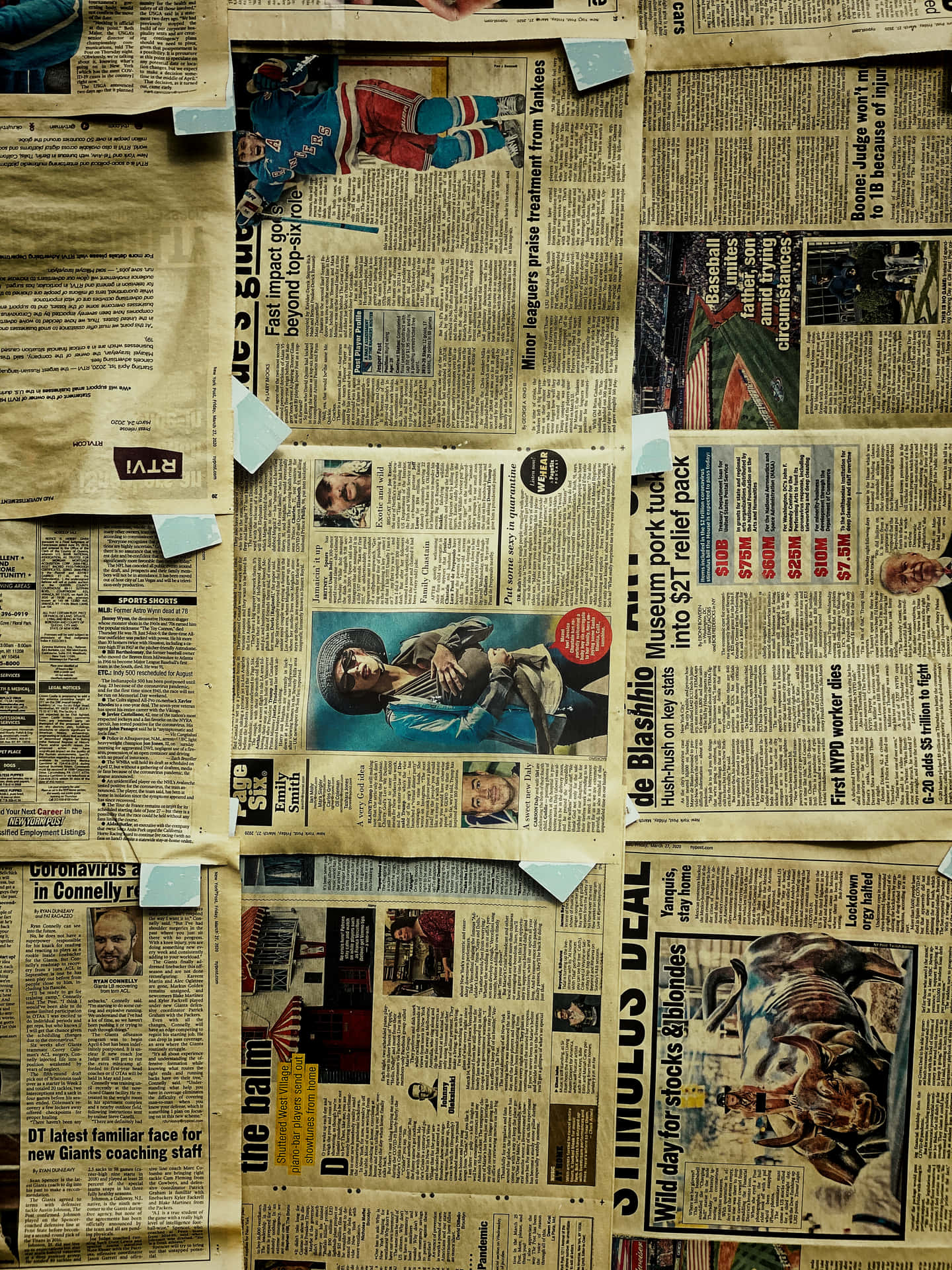 Explore The News Of Yesterday Through An Ancient Newspaper Background