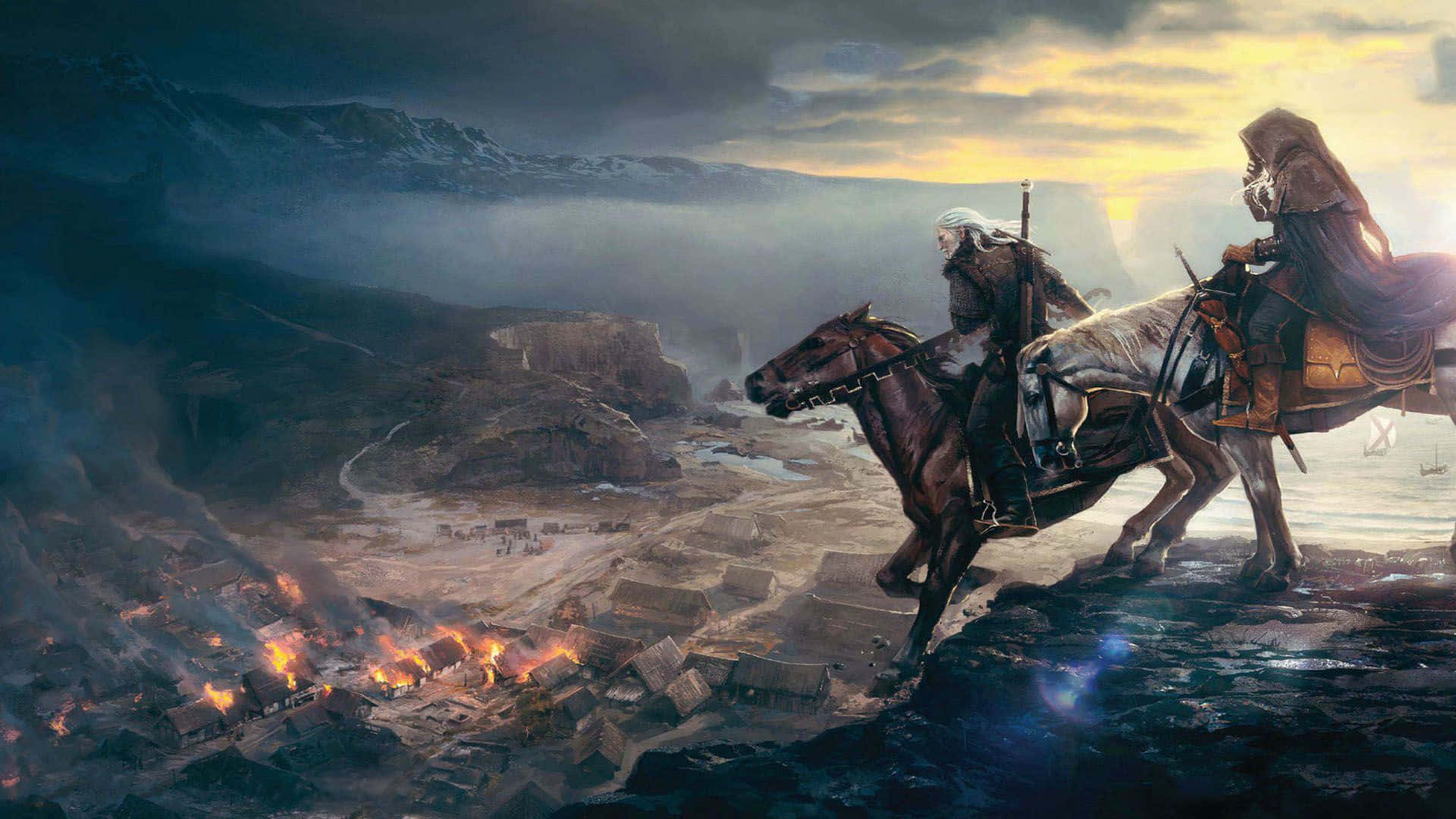 Explore The Open-world Of The Witcher 3 On Your Desktop! Background