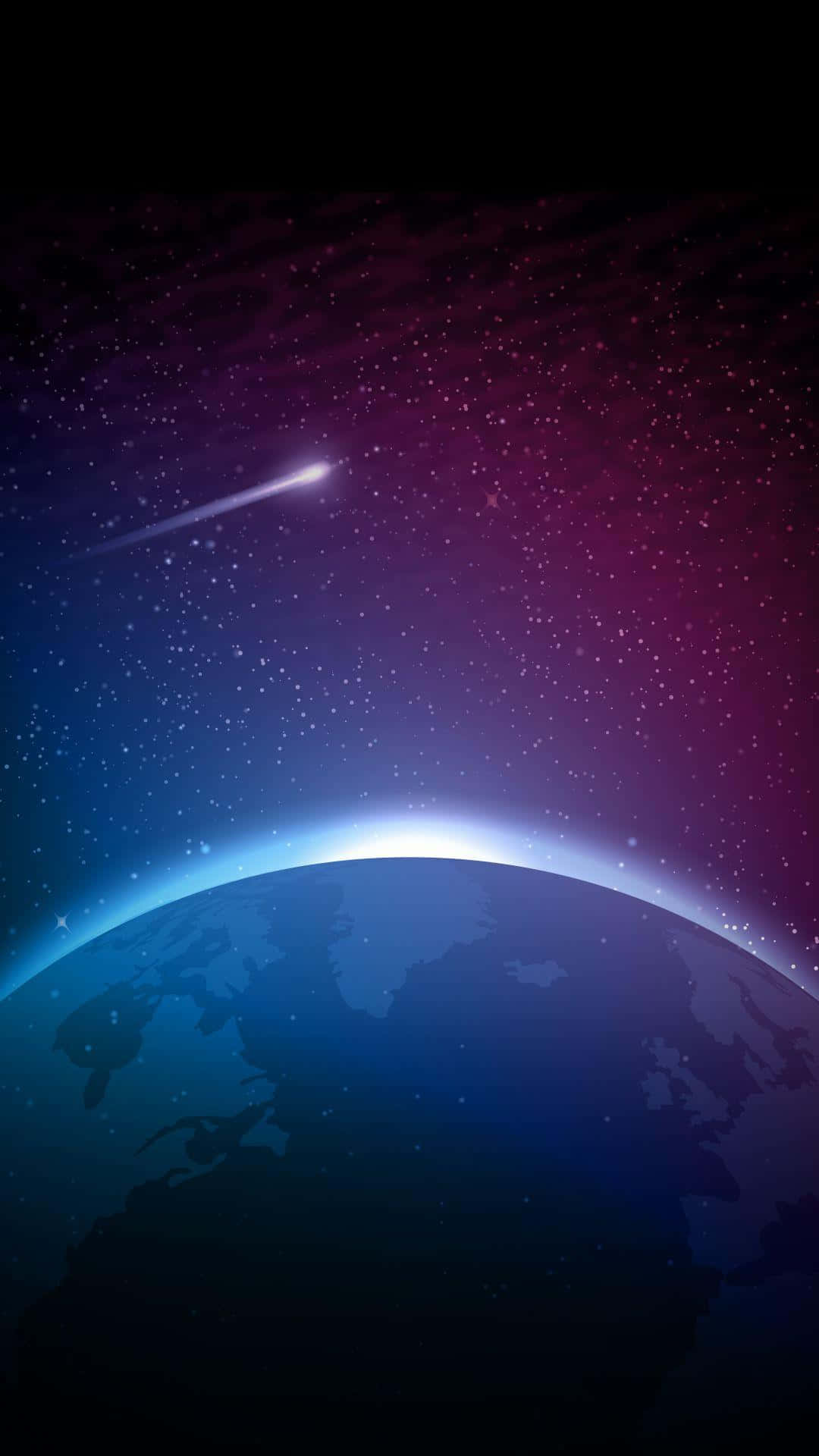 Explore The Outer Reaches Of Android Space Background