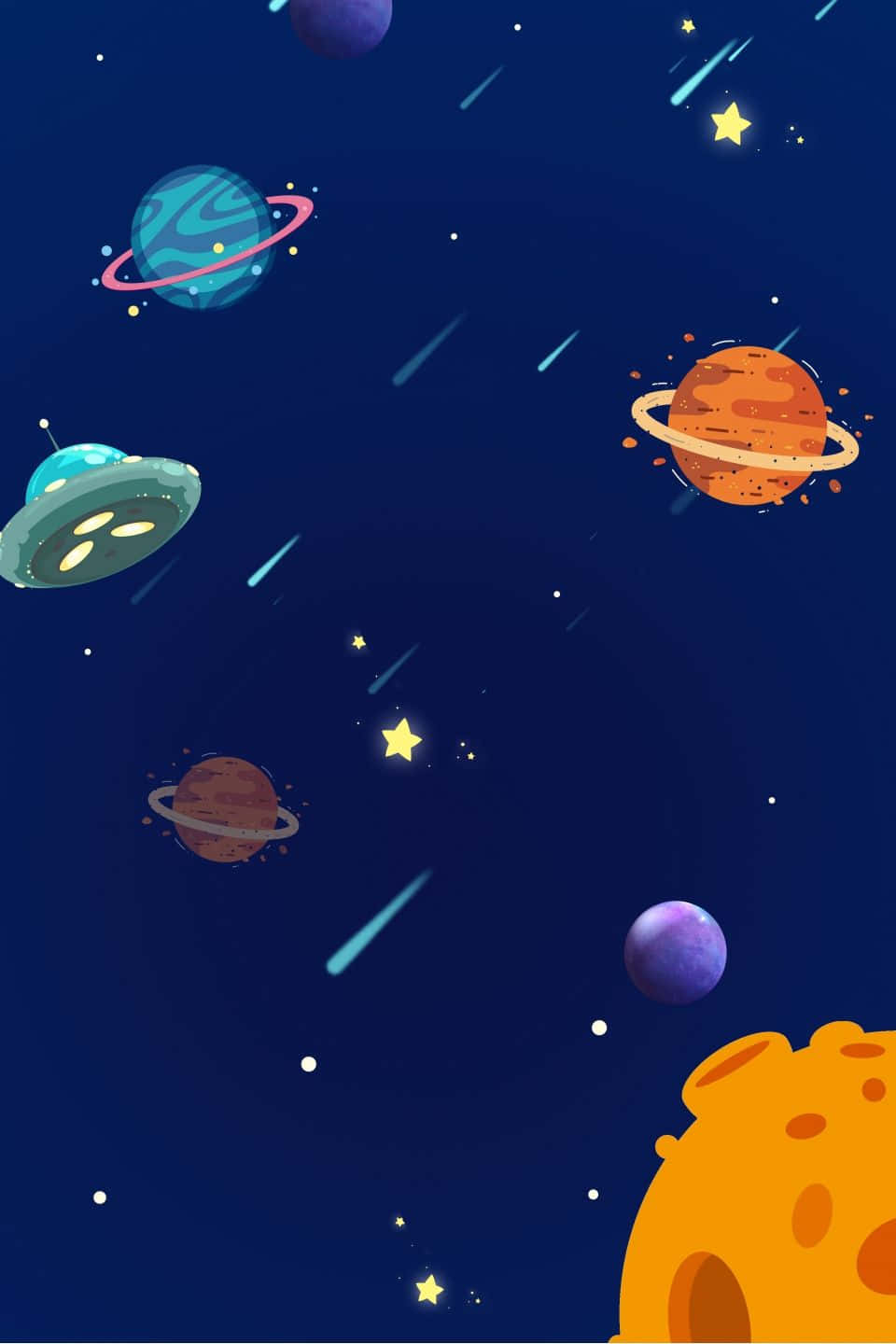 Explore The Outer Space! Background