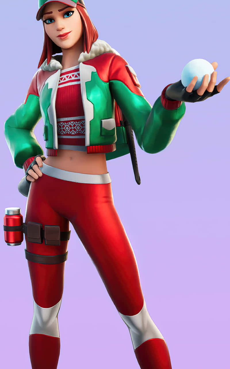 Explore The Outlands With The Ruby Fortnite Skin! Background