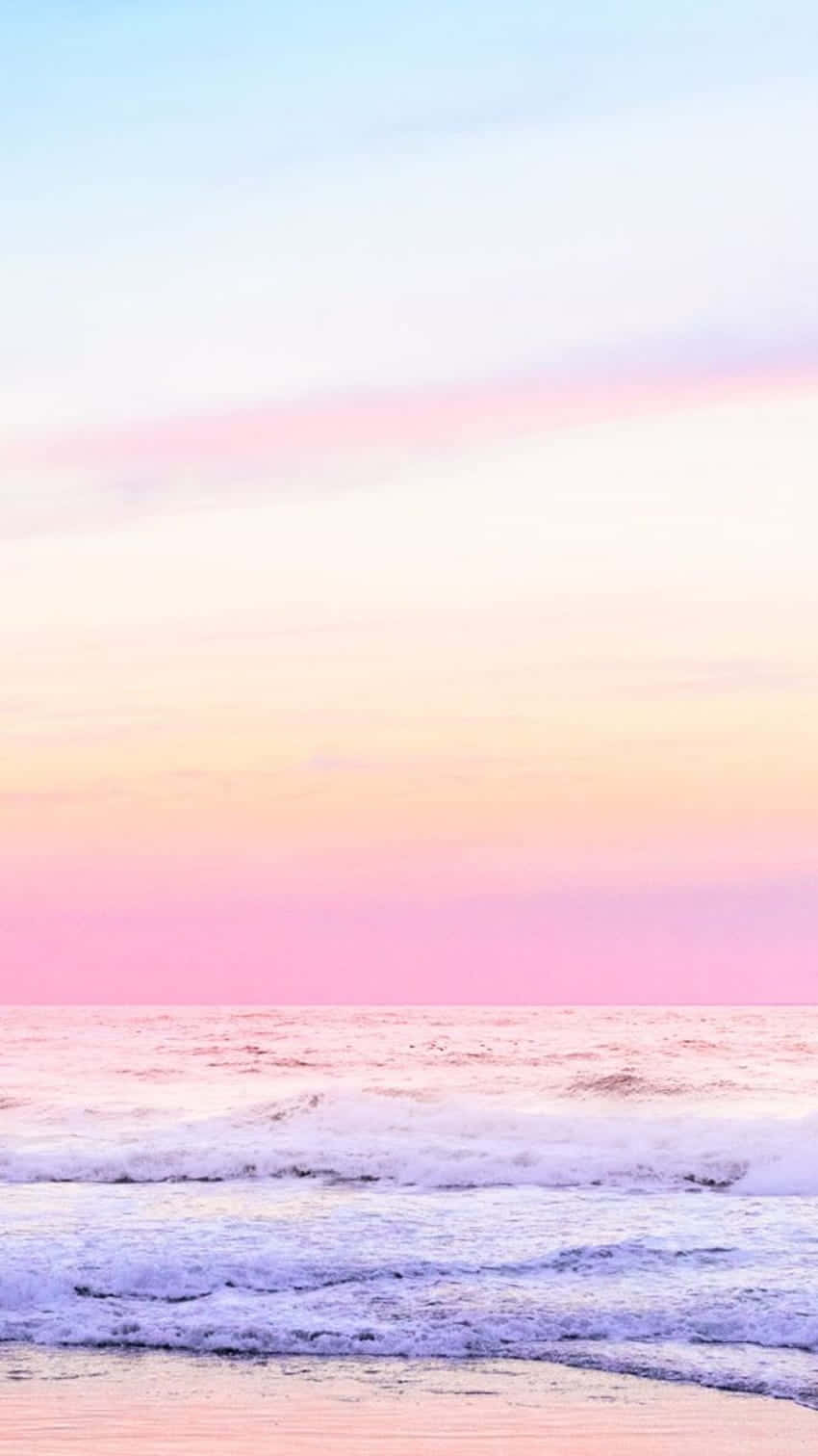 Explore The Pastel Shades Of The Beach Background