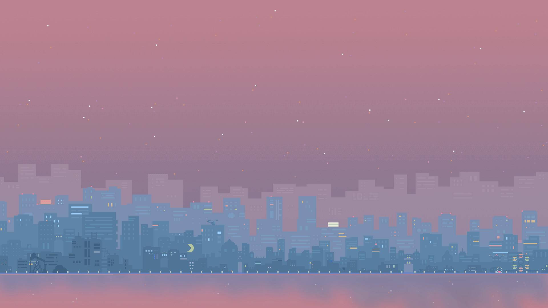 Explore The Pixelated World Of Aesthetic Pixel Art Hd Background