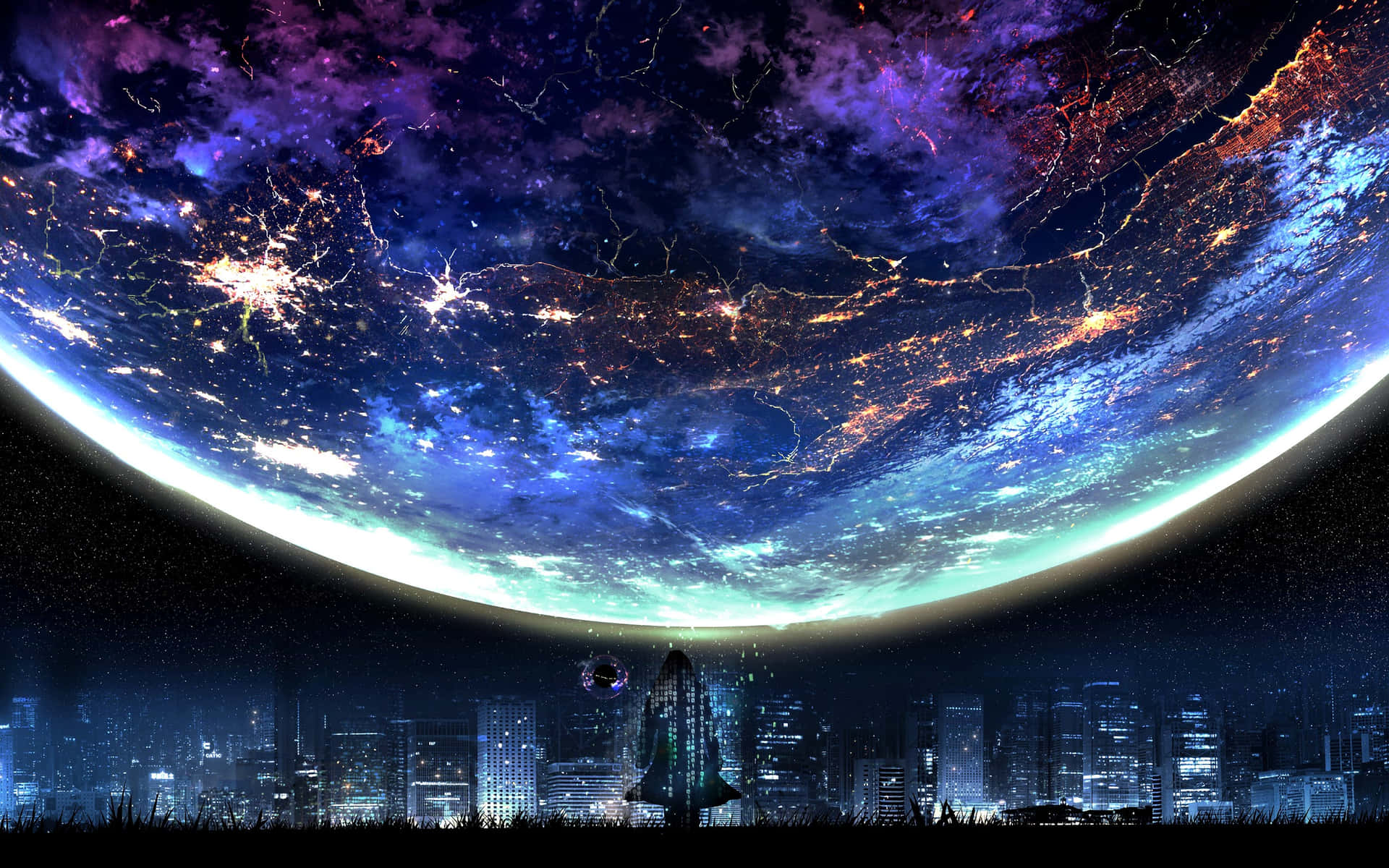 Explore The Possibilities Of 4k Anime Space Background