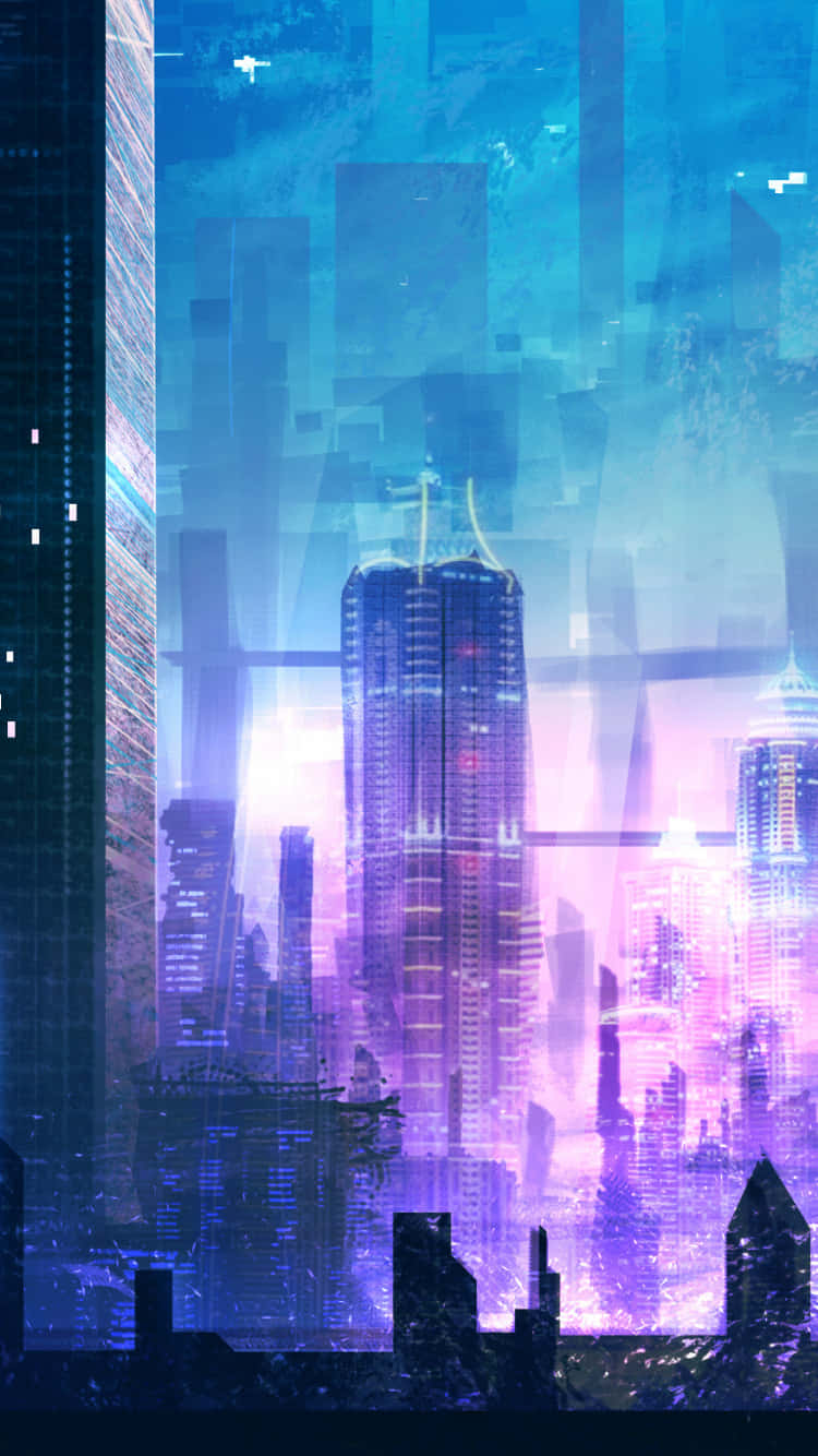 Explore The Possibilities Of A Magnificent Future In The Skyline Of The Progressive City. Background