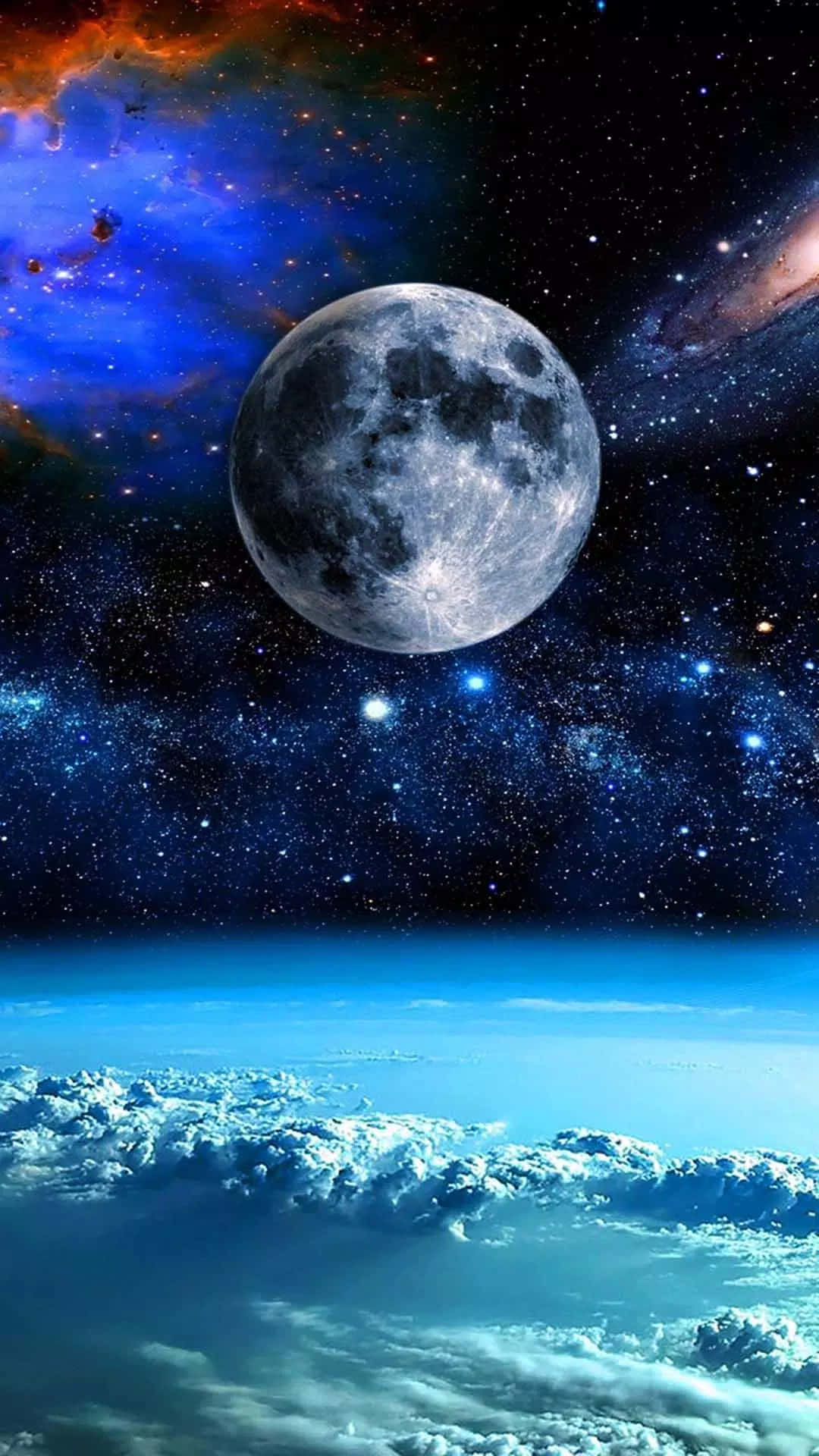 Explore The Possibilities Of Android In Space Background