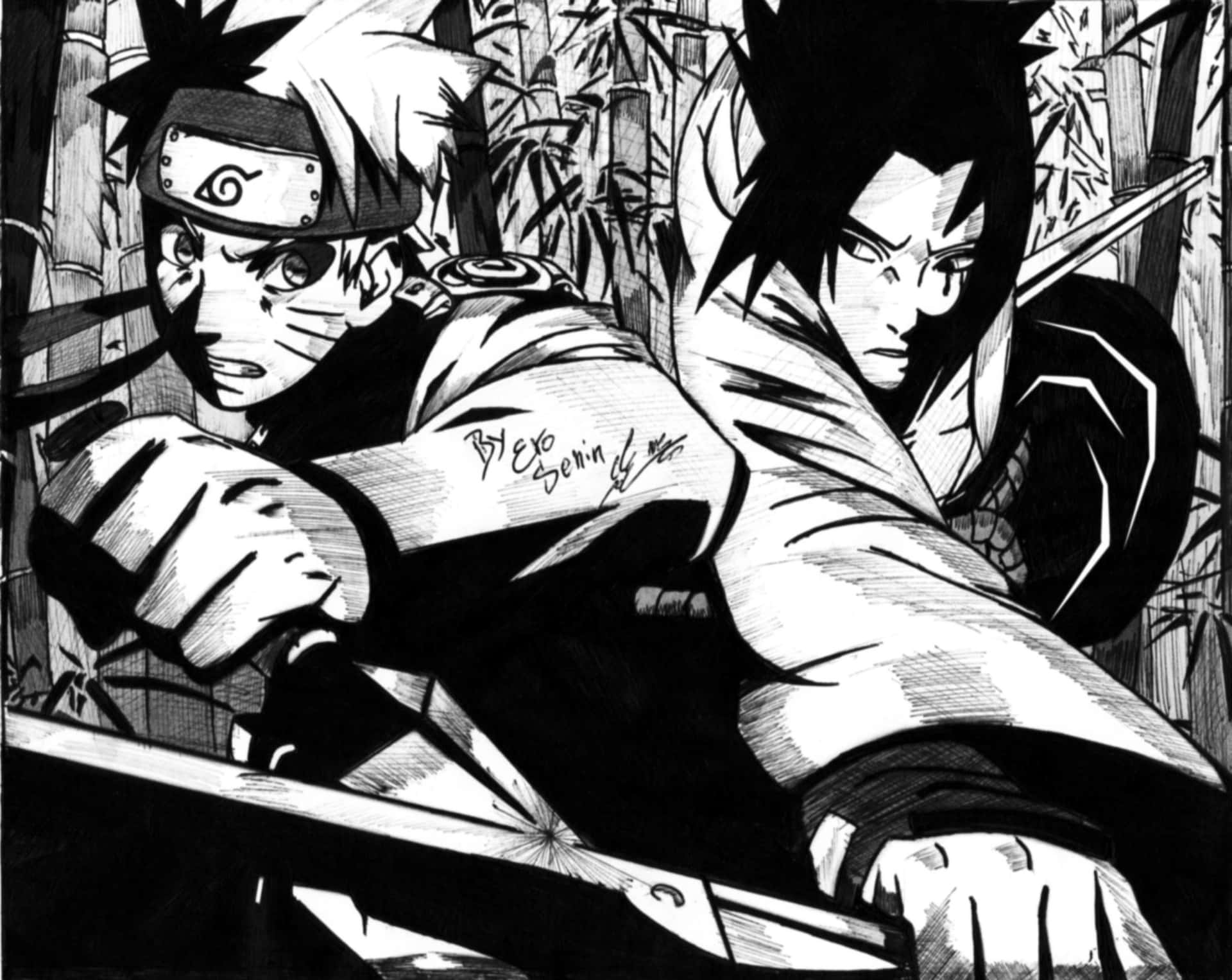 Explore The Possibilities With Naruto Black And White