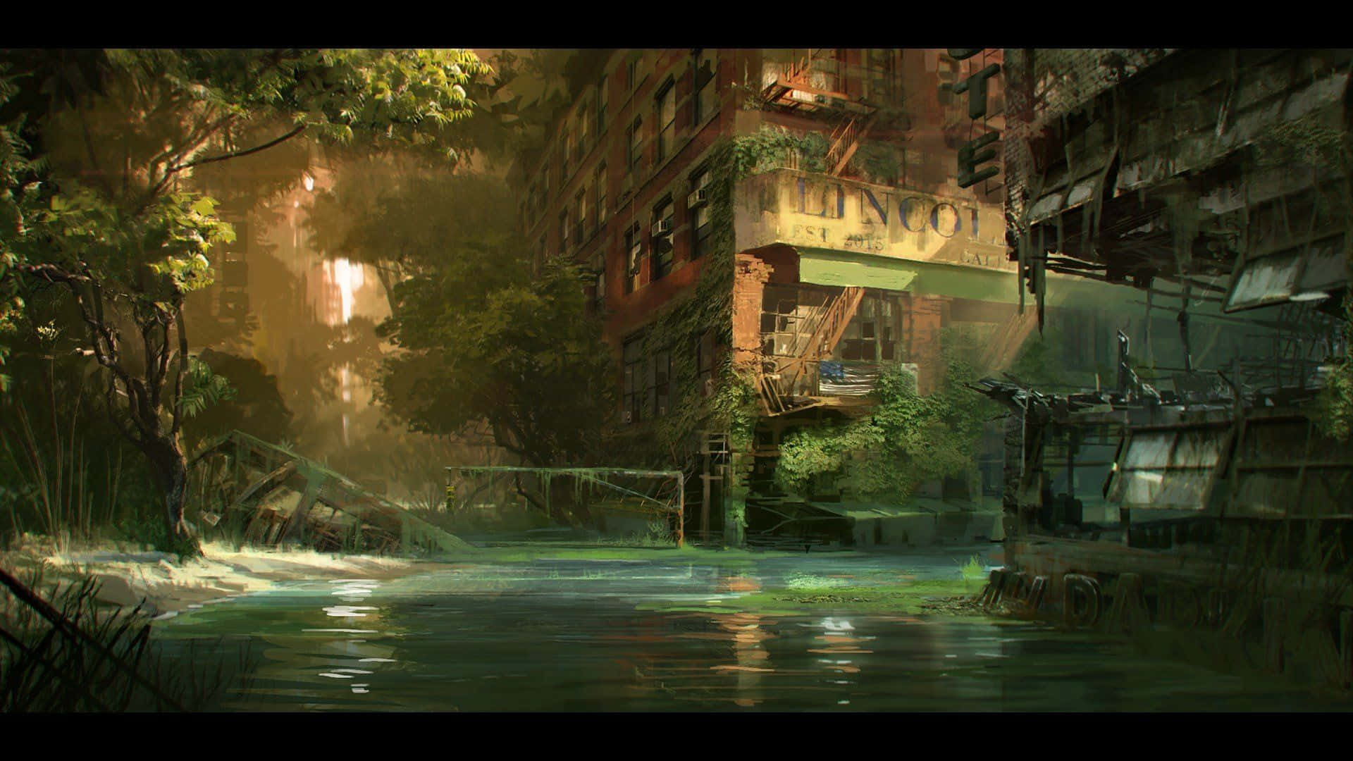 Explore The Post-apocalyptic Vision Of A Future New York City In Crysis 3 Background