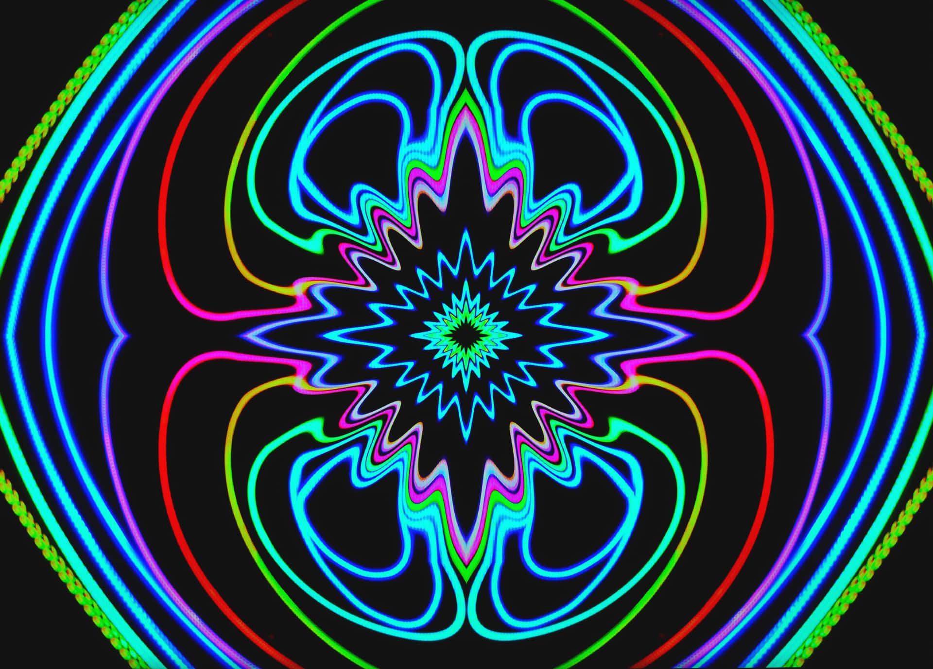 Explore The Psychedelic World With Sumptuous Colors Background