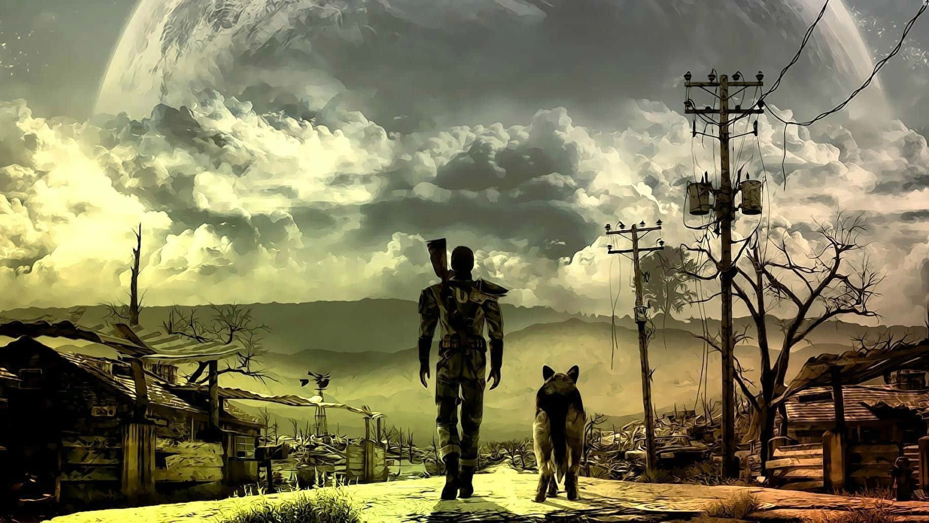 Explore The Ruins Of Las Vegas In Fallout: New Vegas Background