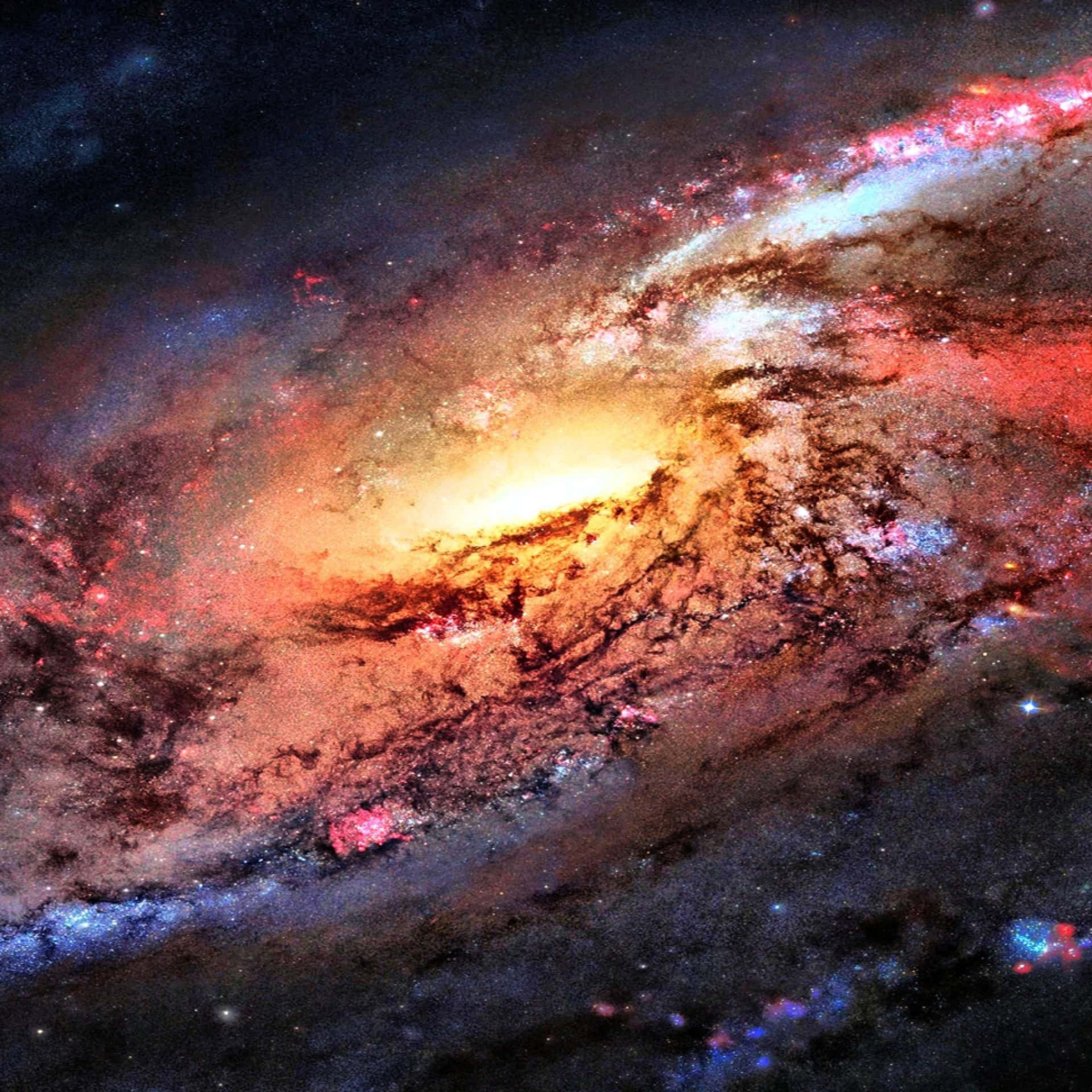 Explore The Stars With An Ipad Background