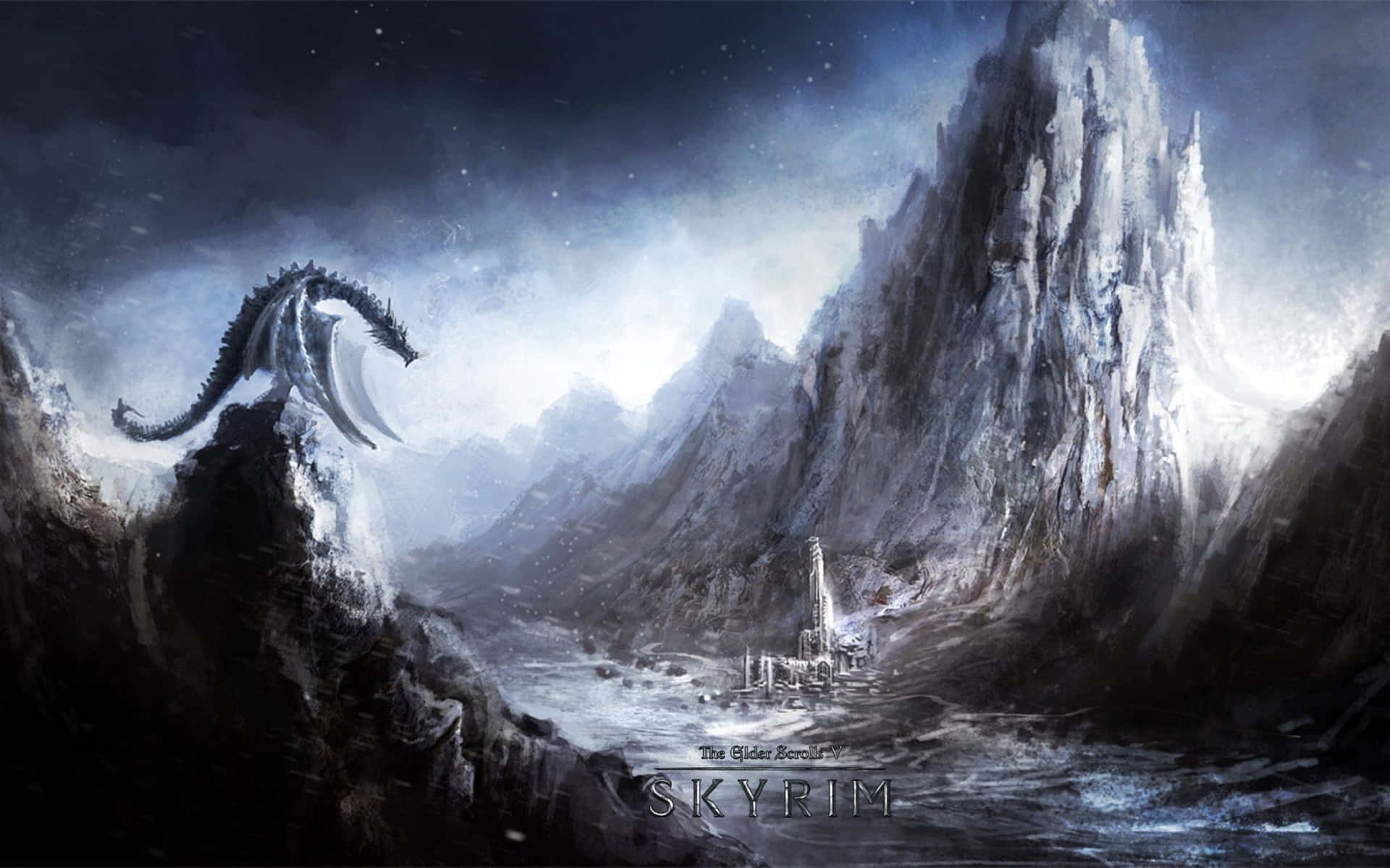 Explore The Thrilling World Of Skyrim Background