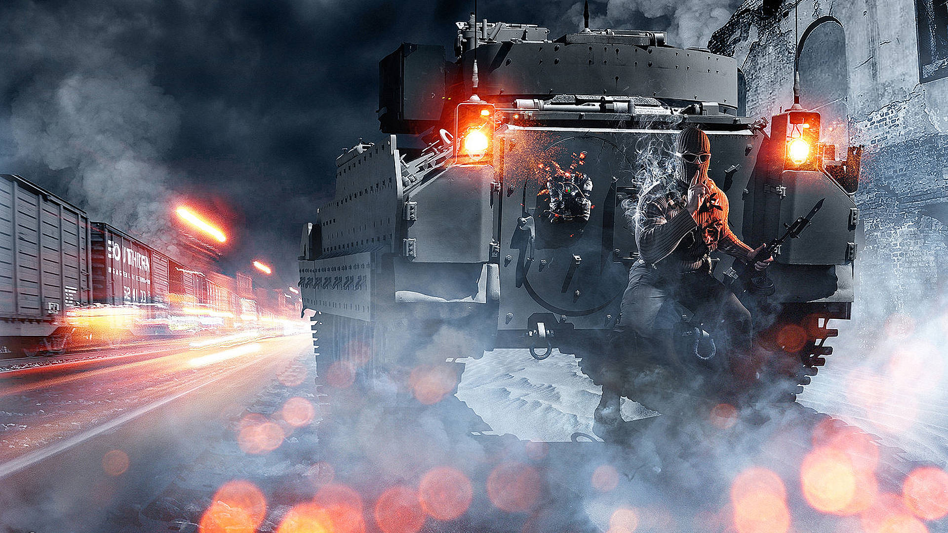 Explore The Ultimate War Zone With Cool Battlefield 3 Background