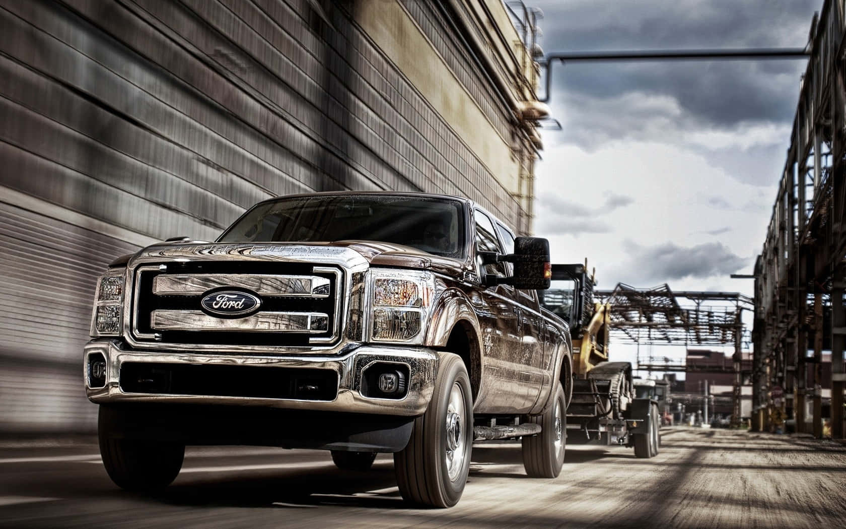 Explore The Uncompromising Rugged Power Of The Ford Powerstroke Background