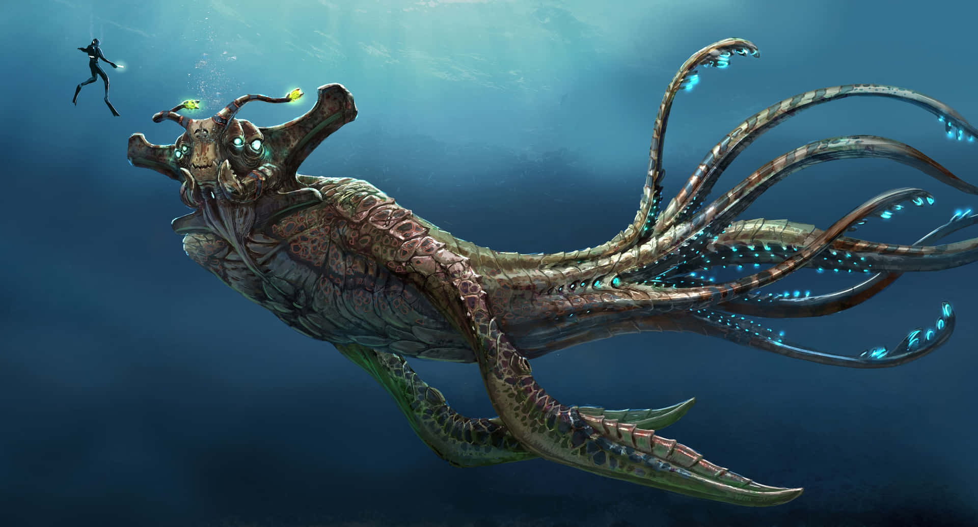Explore The Underwater World Of Subnautica In Stunning 4k Resolution Background