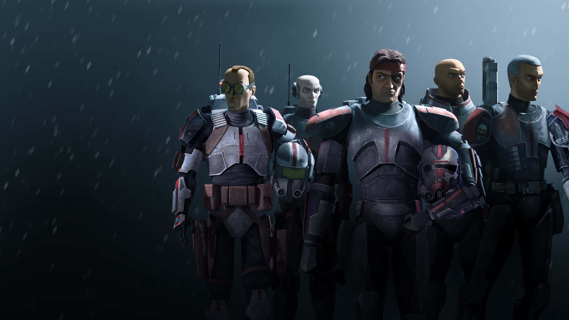 Explore The Unknown With The Elite Squad Of Clone Force 99 Background