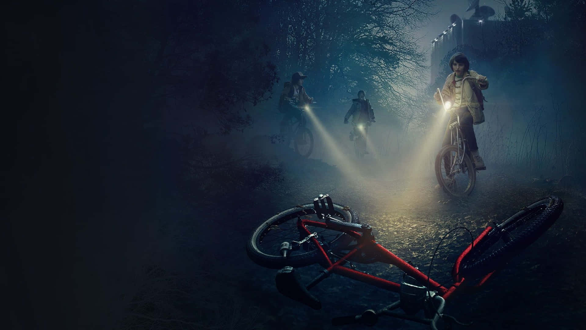 Explore The Upside Down In Style With The Stranger Things Bike Background