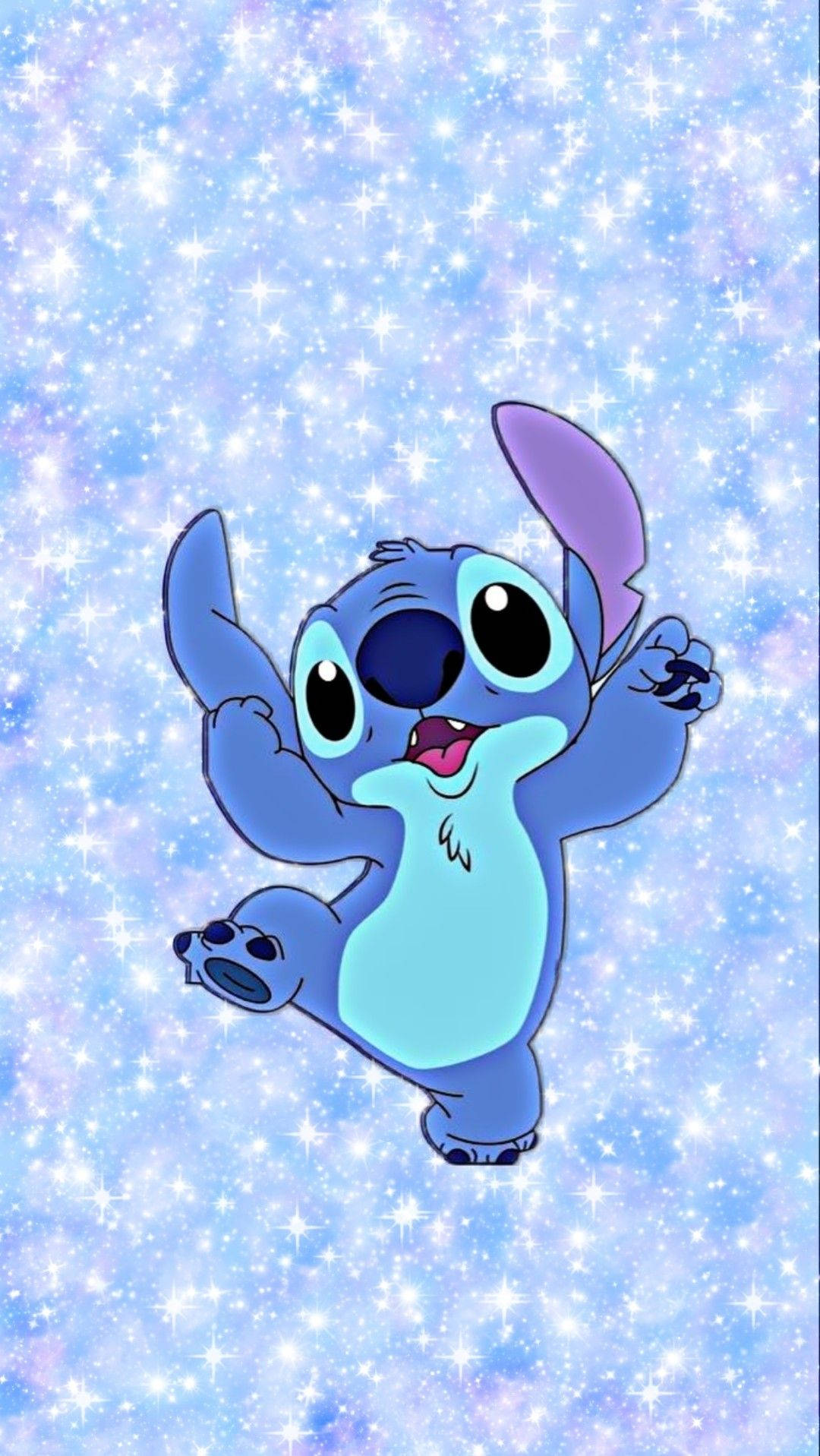 Explore The Vast Musical Wonders Of Stitch Galaxy Background