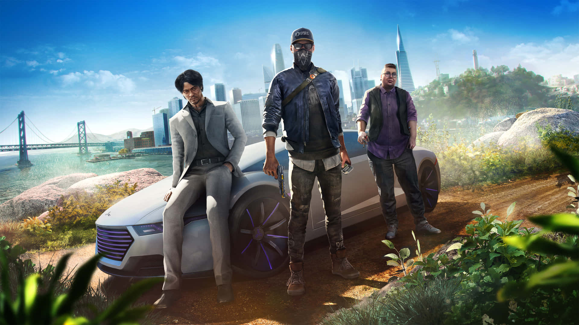 Explore The Vibrant Open World Of Watch Dogs 2 In 4k Resolution. Background