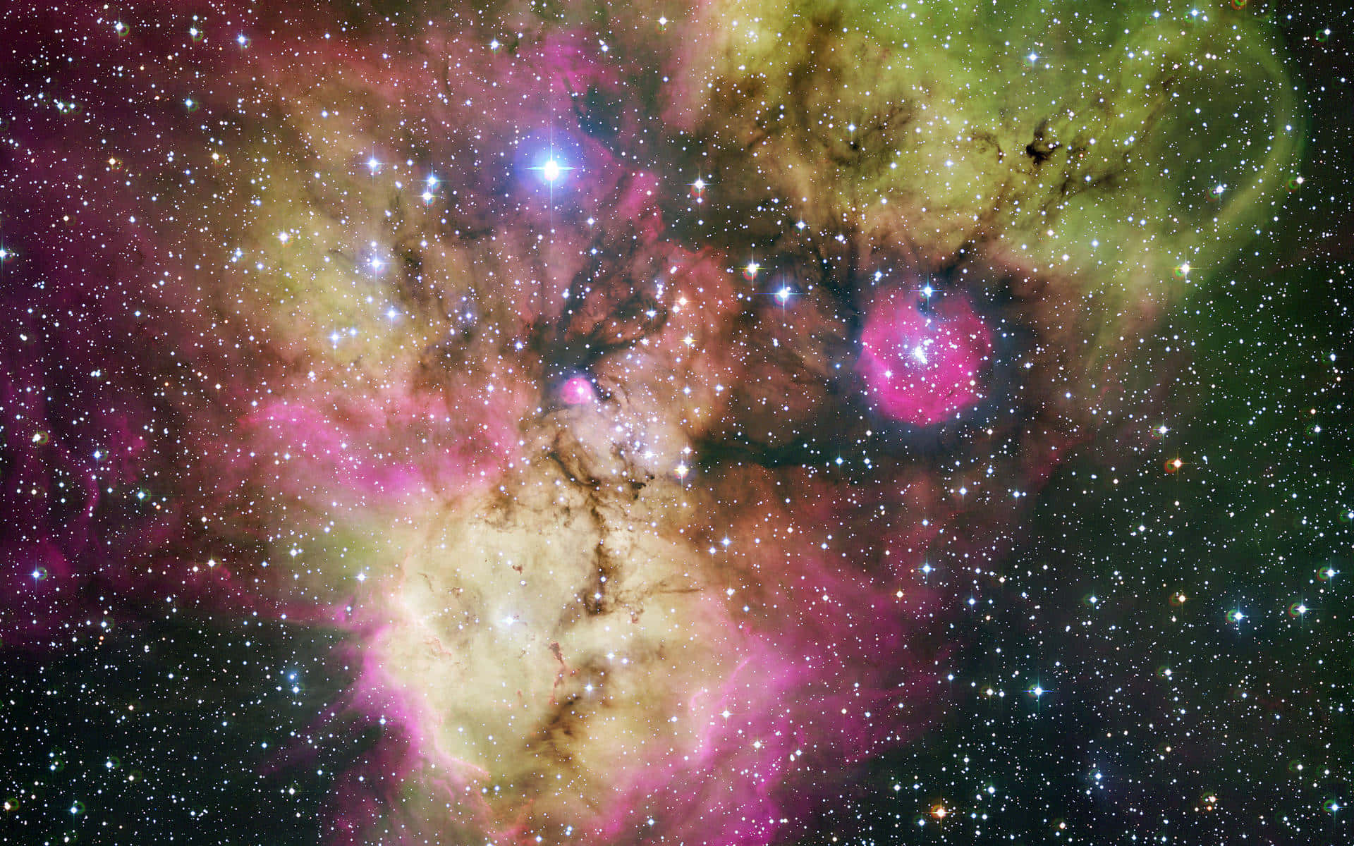 Explore The Vibrant Universe Of Kawaii Galaxy Background