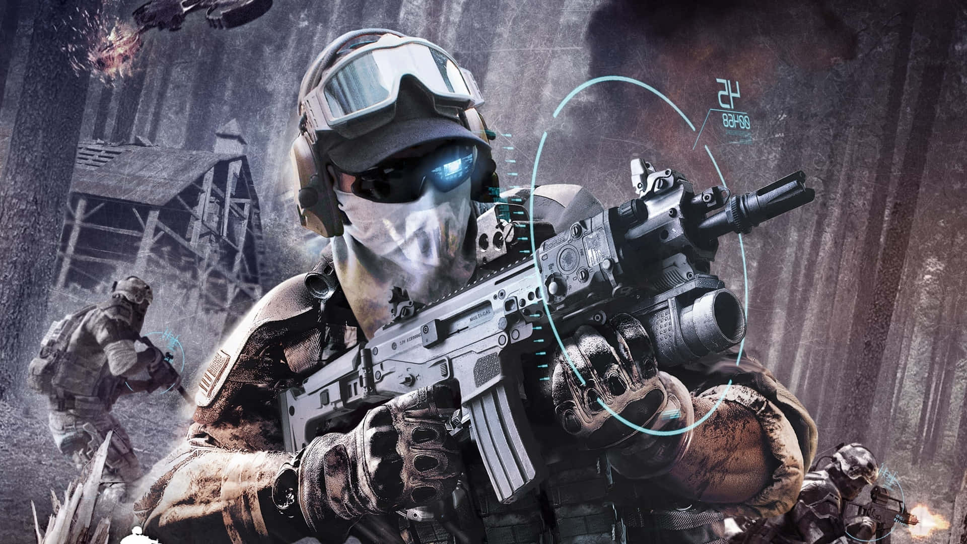 Explore The Virtual Battlefield With Ghost Recon. Background
