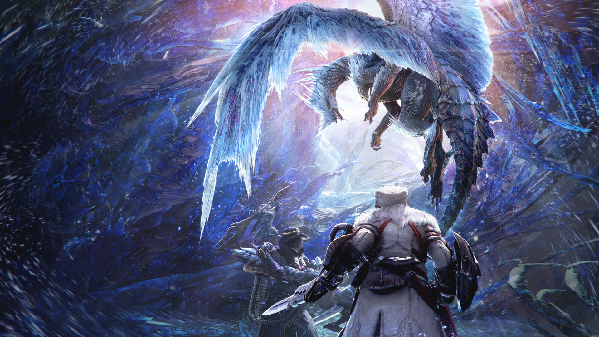 Explore The Wild Frontier With A Friend In Monster Hunter 3 Background