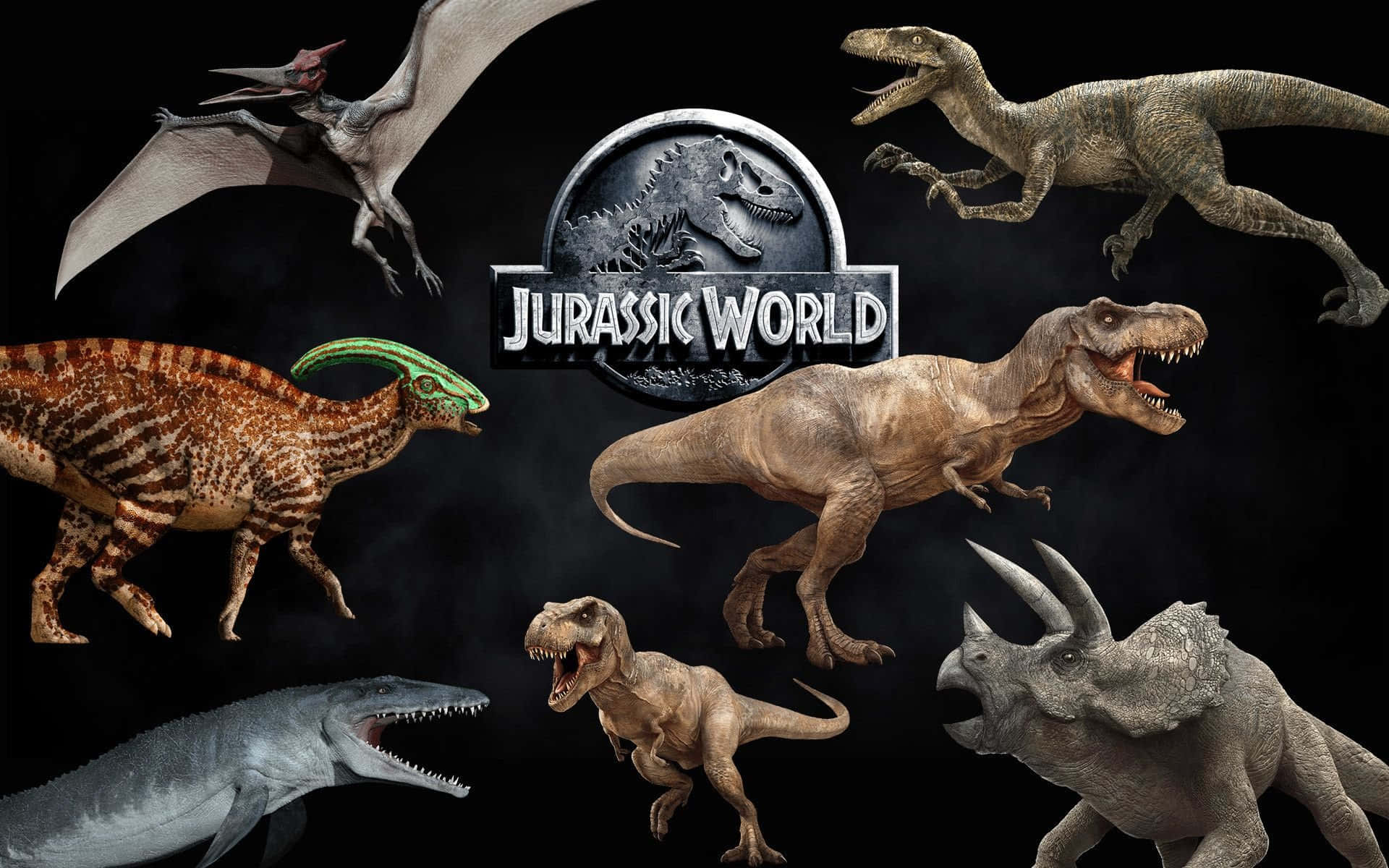 Explore The Wild With A Cool Dinosaur Background
