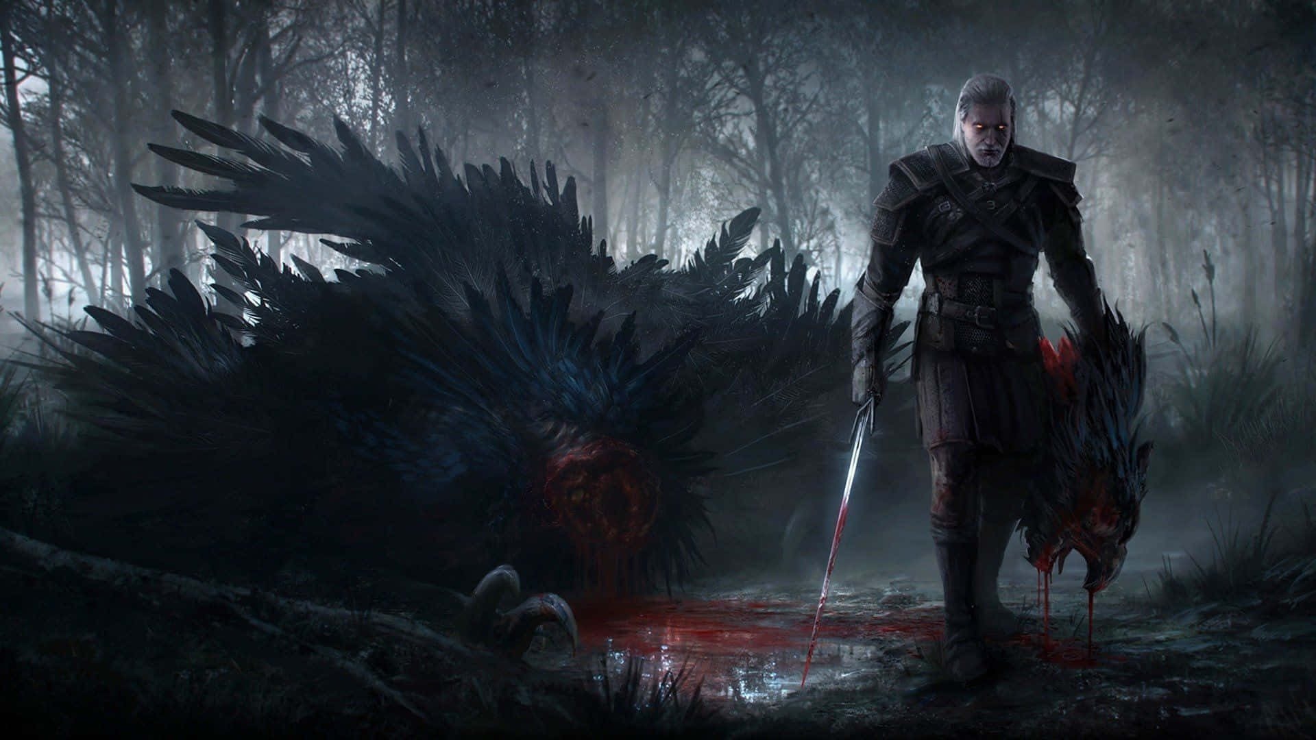 Explore The Witcher With This Exclusive 1920x1080 Wallpaper Background