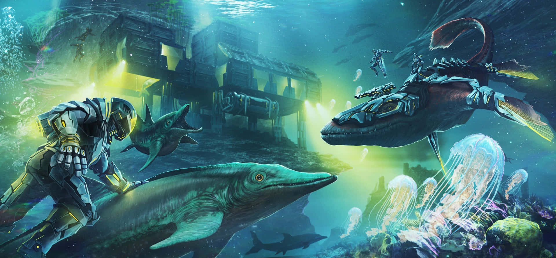 Explore The World Of Ark In This Stunning Game Background