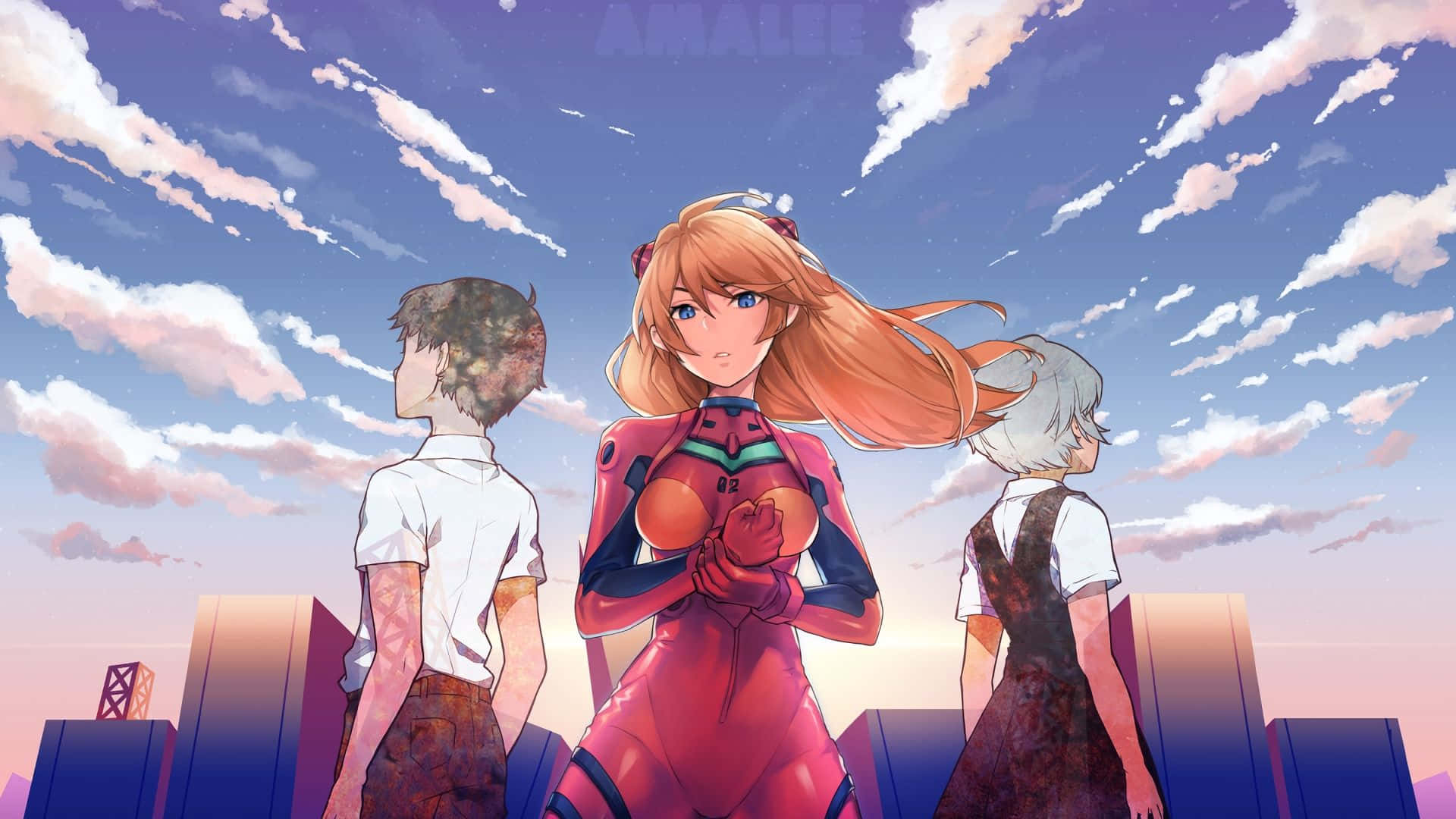 Explore The World Of Evangelion Manga Background