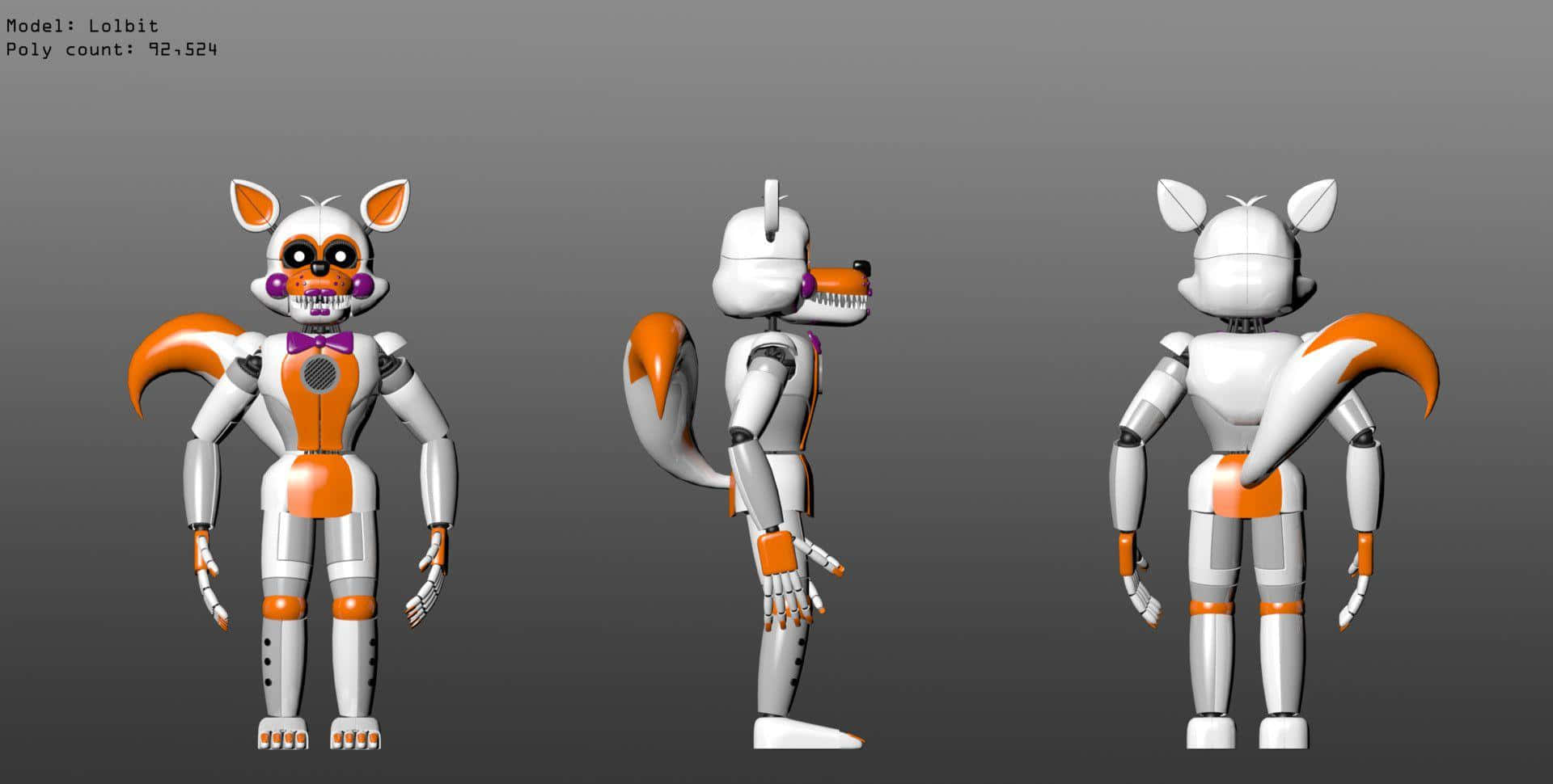 Explore The World Of Fun And Adventure With Lolbit! Background