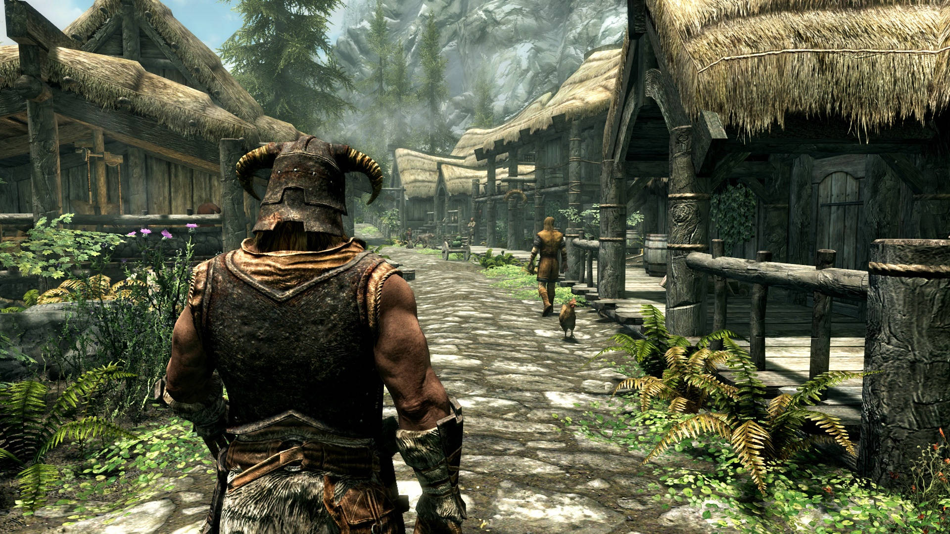 Explore The World Of Skyrim From Your Mobile Phone Background