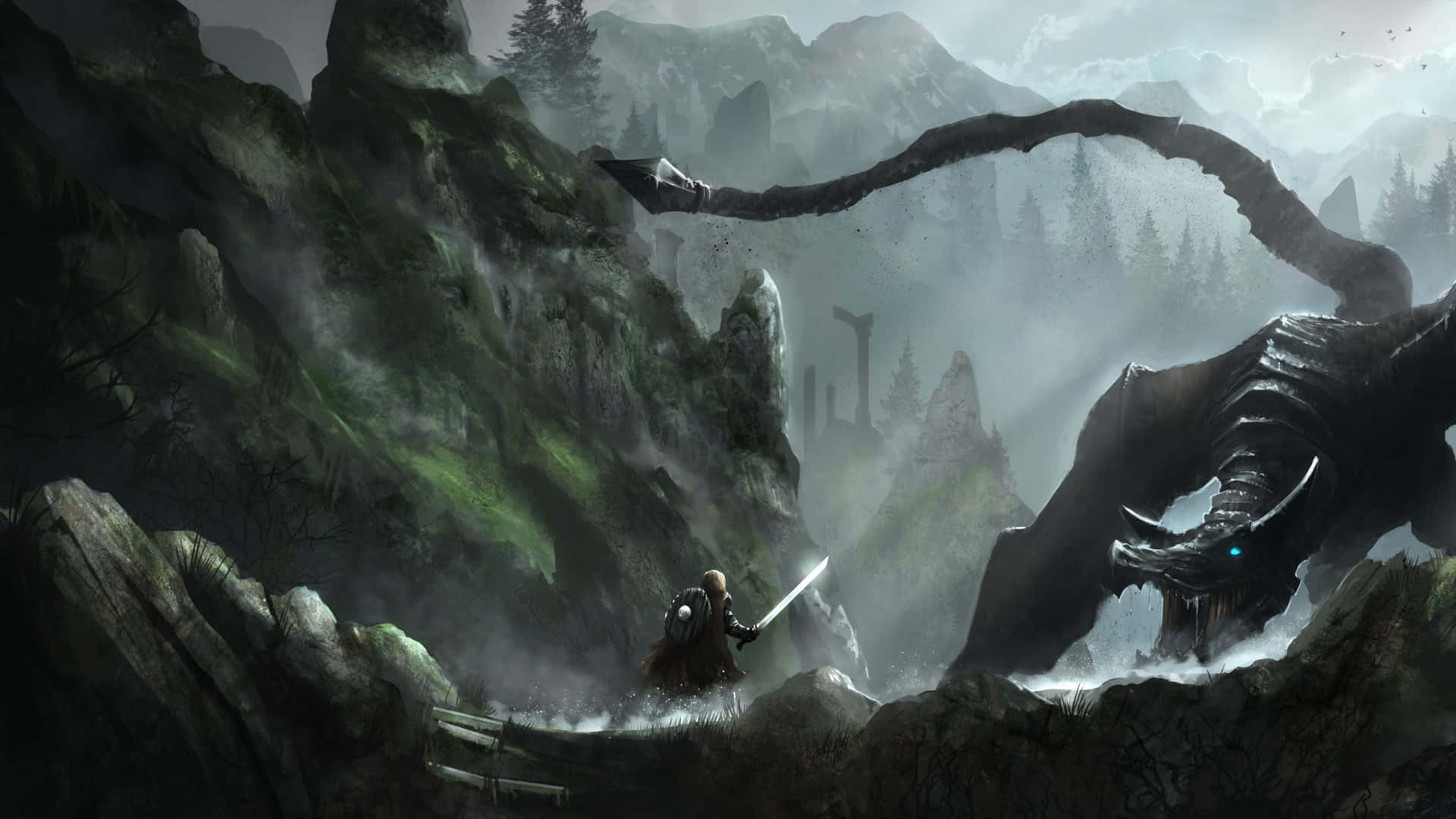 Explore The World Of Skyrim In Beautiful 2560 X 1440 Definition! Background