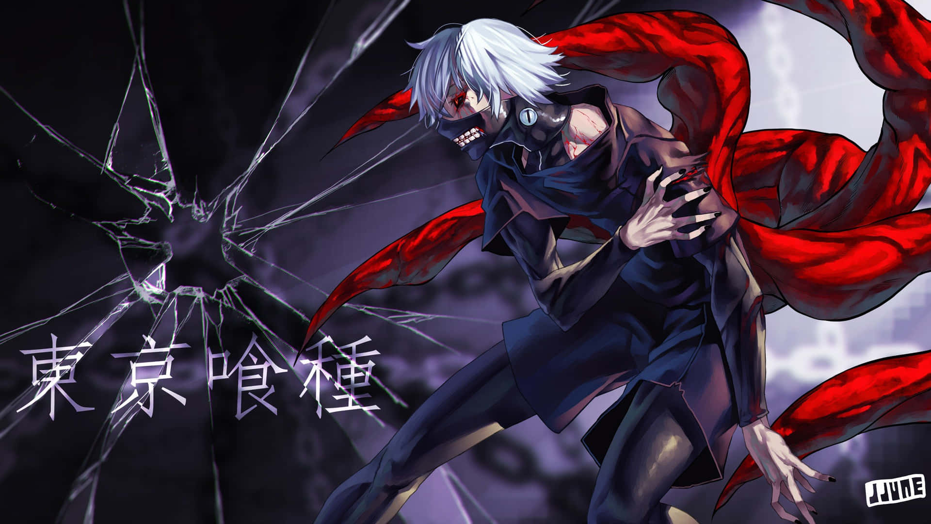 Explore The World Of Tokyo Ghoul On Your Desktop Background