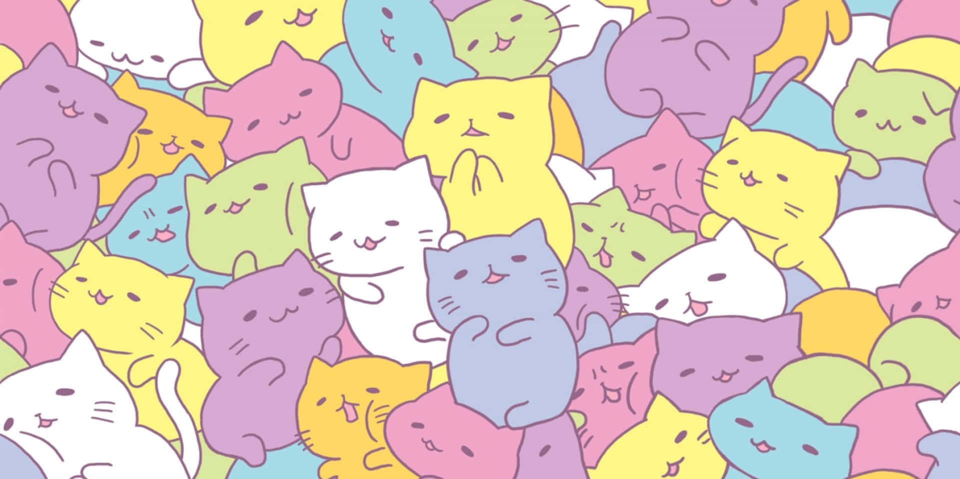 Explore The World With This Kawaii Pastel Laptop Background