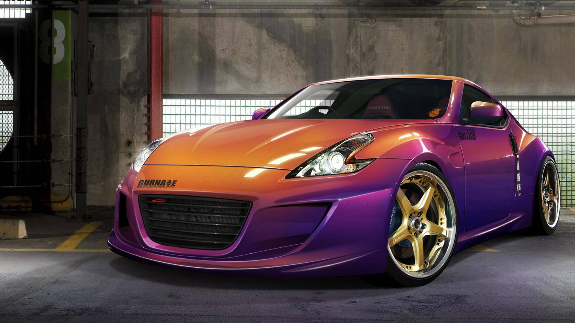 Explore Your Senses With Nissan 350z. Background