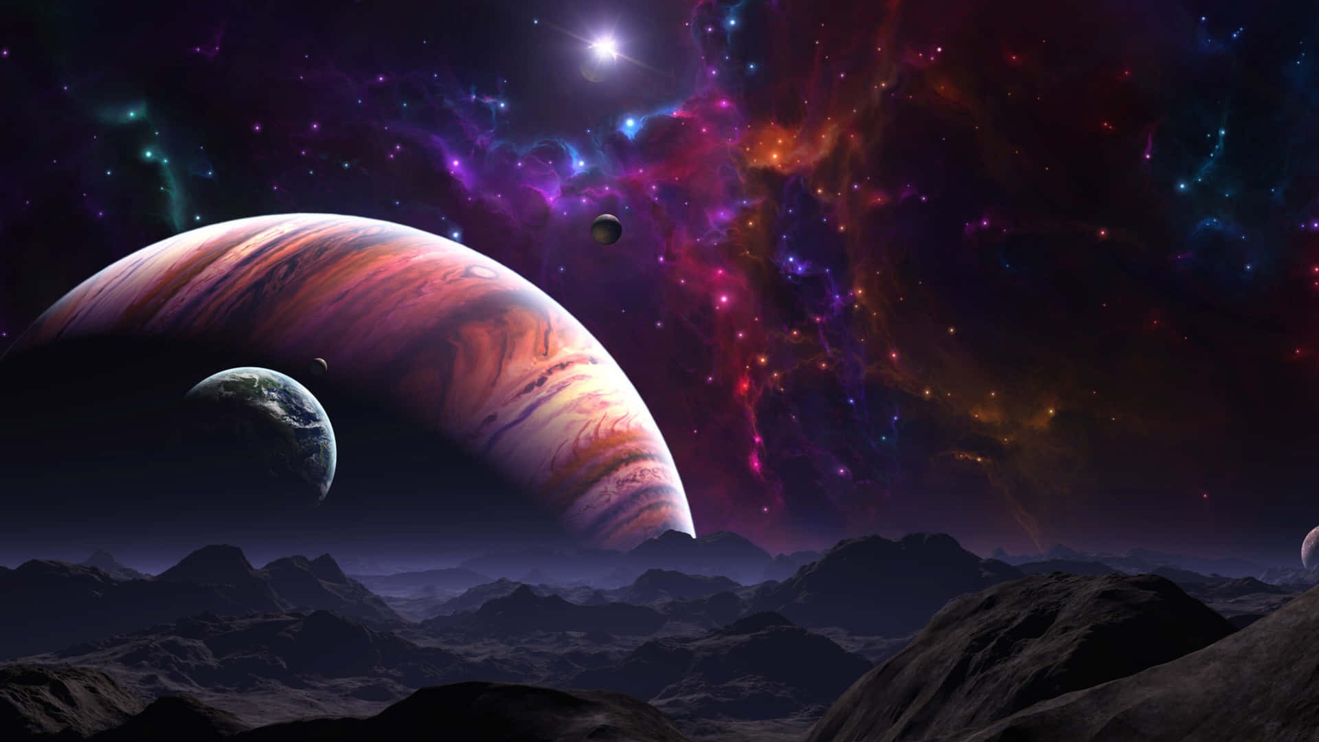 “exploring An Unknown Planet In A Fantasy Space”