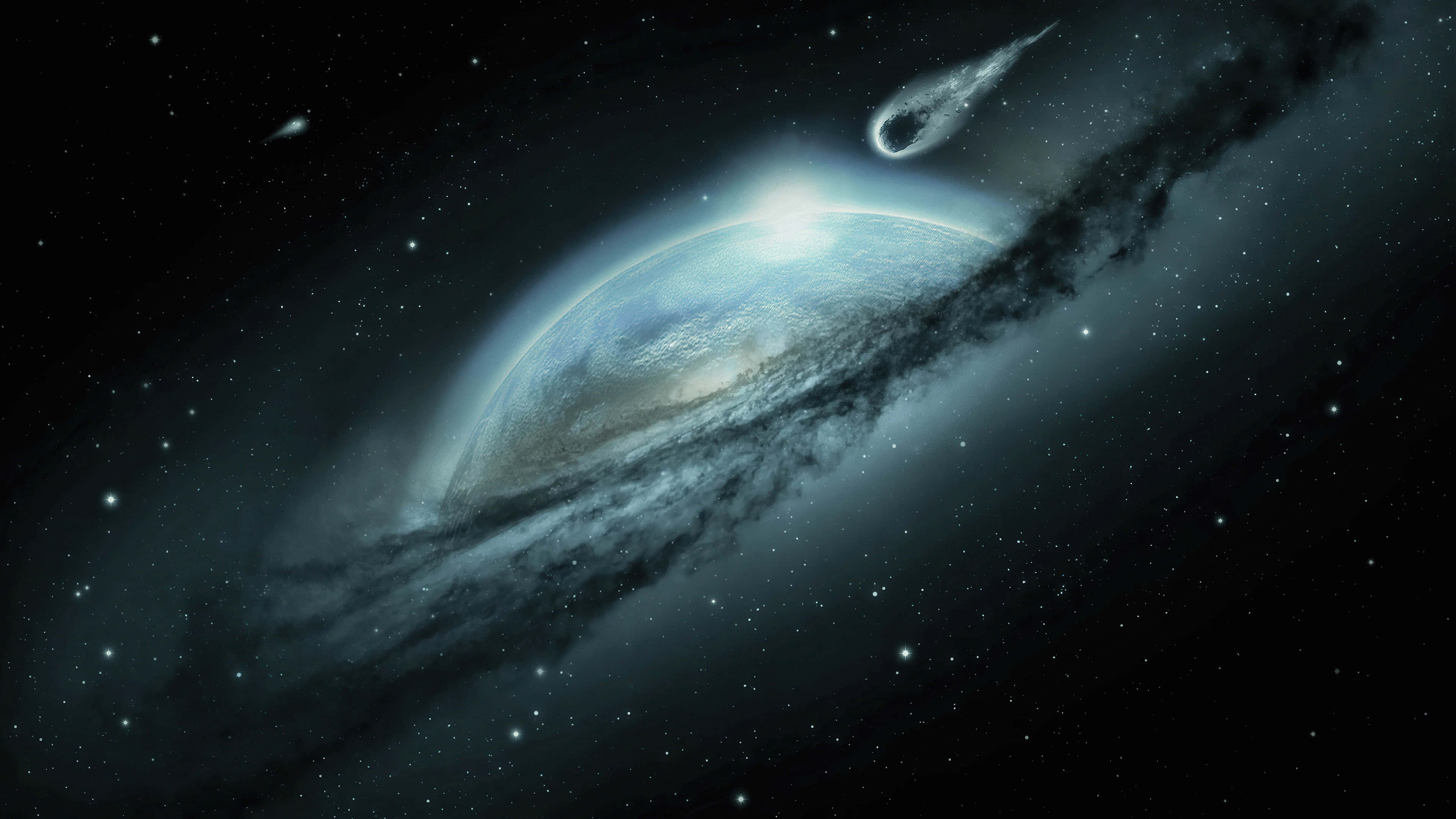 Exploring The Astonishing Beauty Of A Fantasy Space. Background