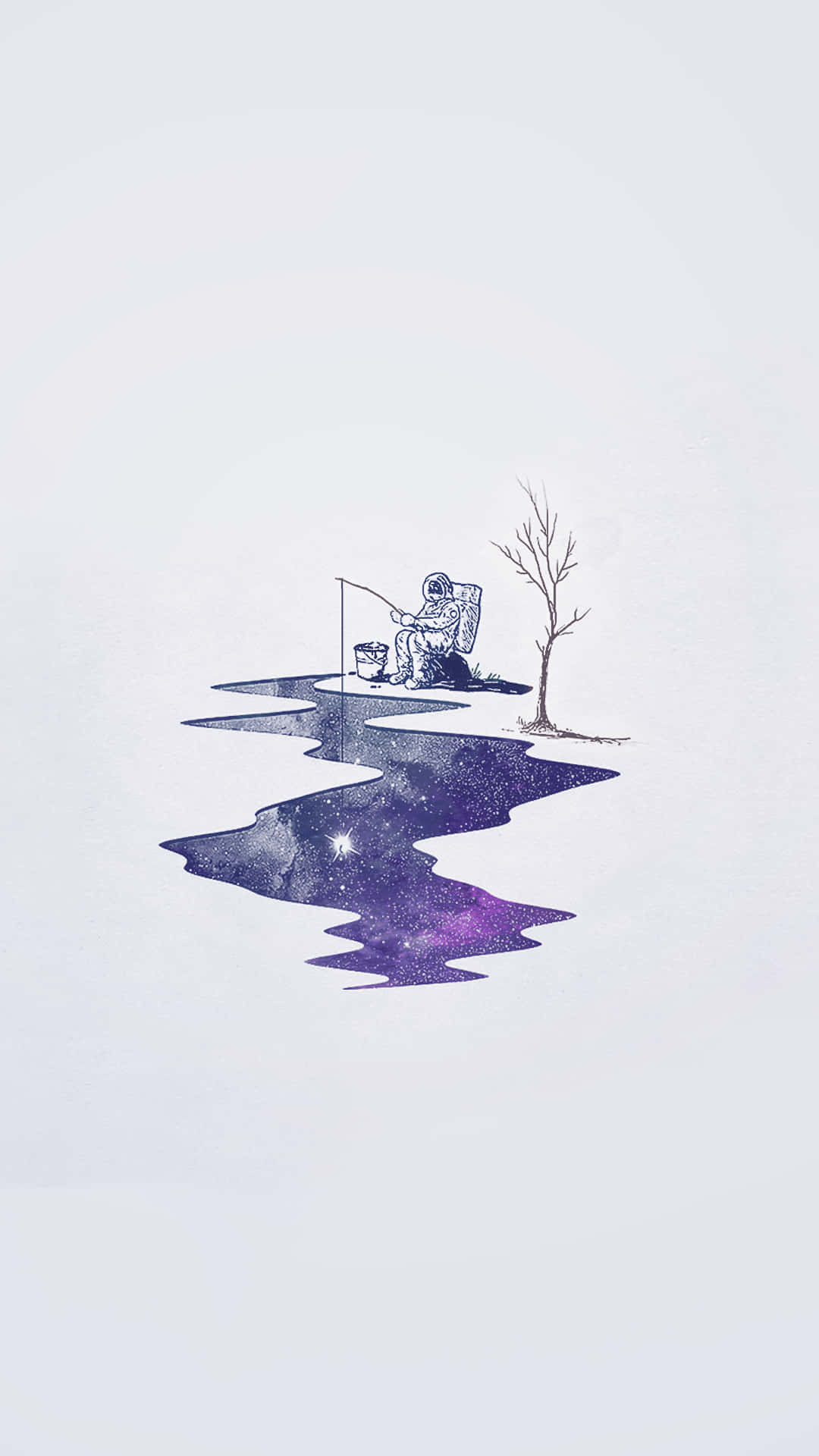 Exploring The Beauty Of The Galaxy, A Trippy Astronaut Sets Off On An Interstellar Voyage Of Discovery. Background