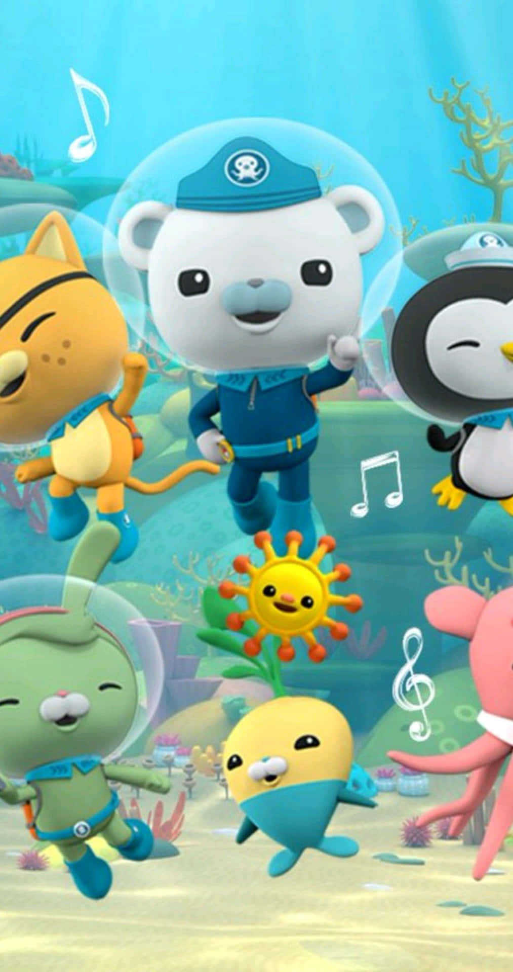 Exploring The Deep Seas With The Octonauts Background