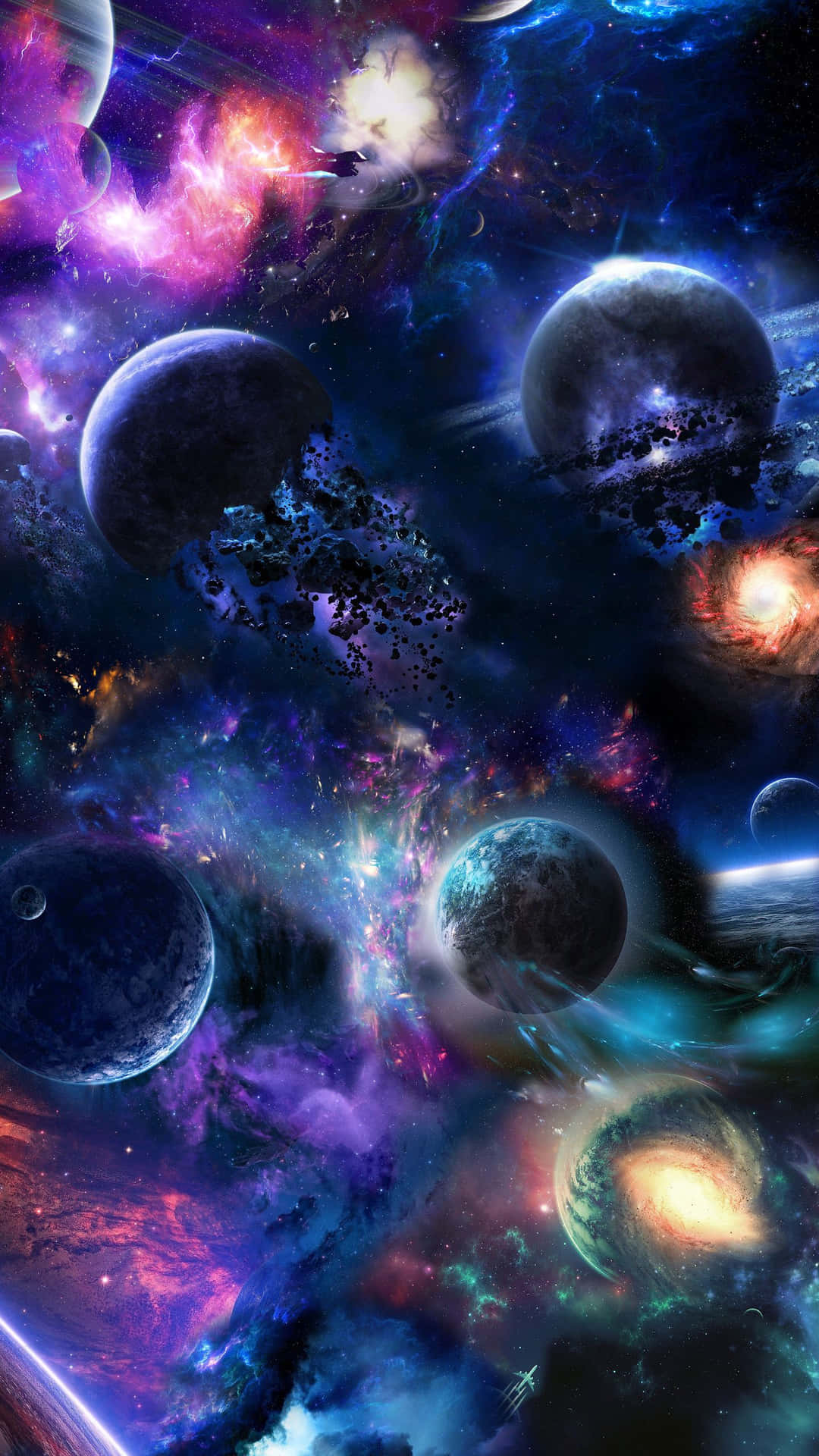 Exploring The Final Frontier With Android Devices Background