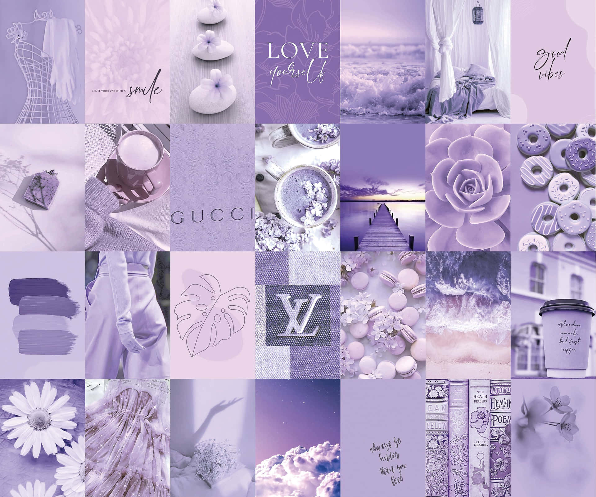 Exploring The Magic Of Purple Collage