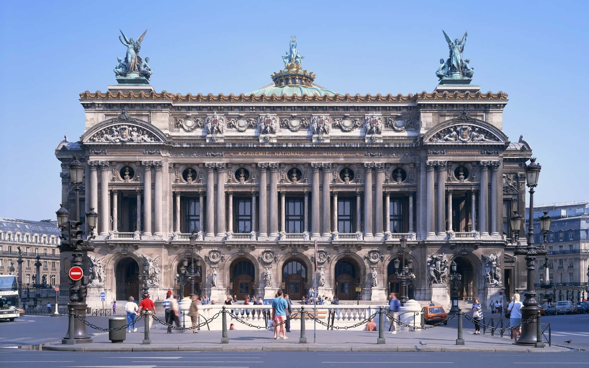 Exploring The Paris Opera House Background