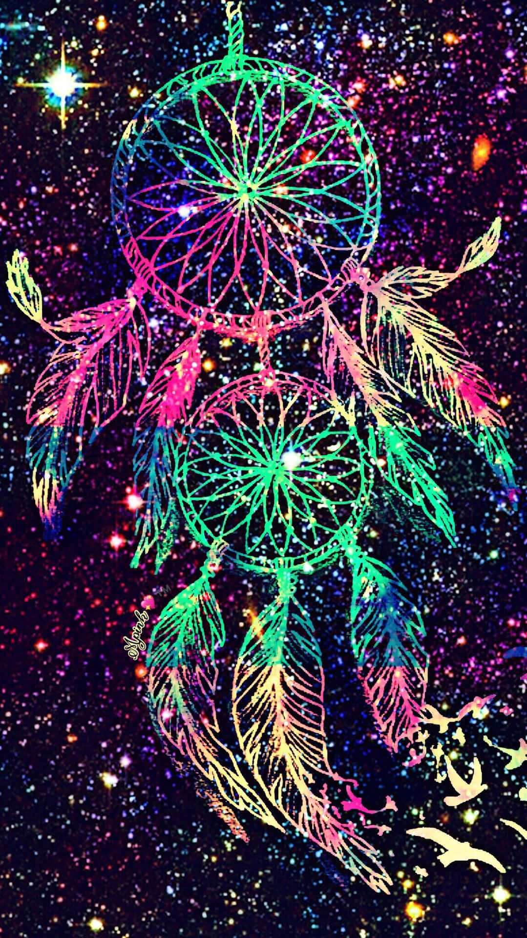 Exploring The Wonders Of The Neon Galaxy Background