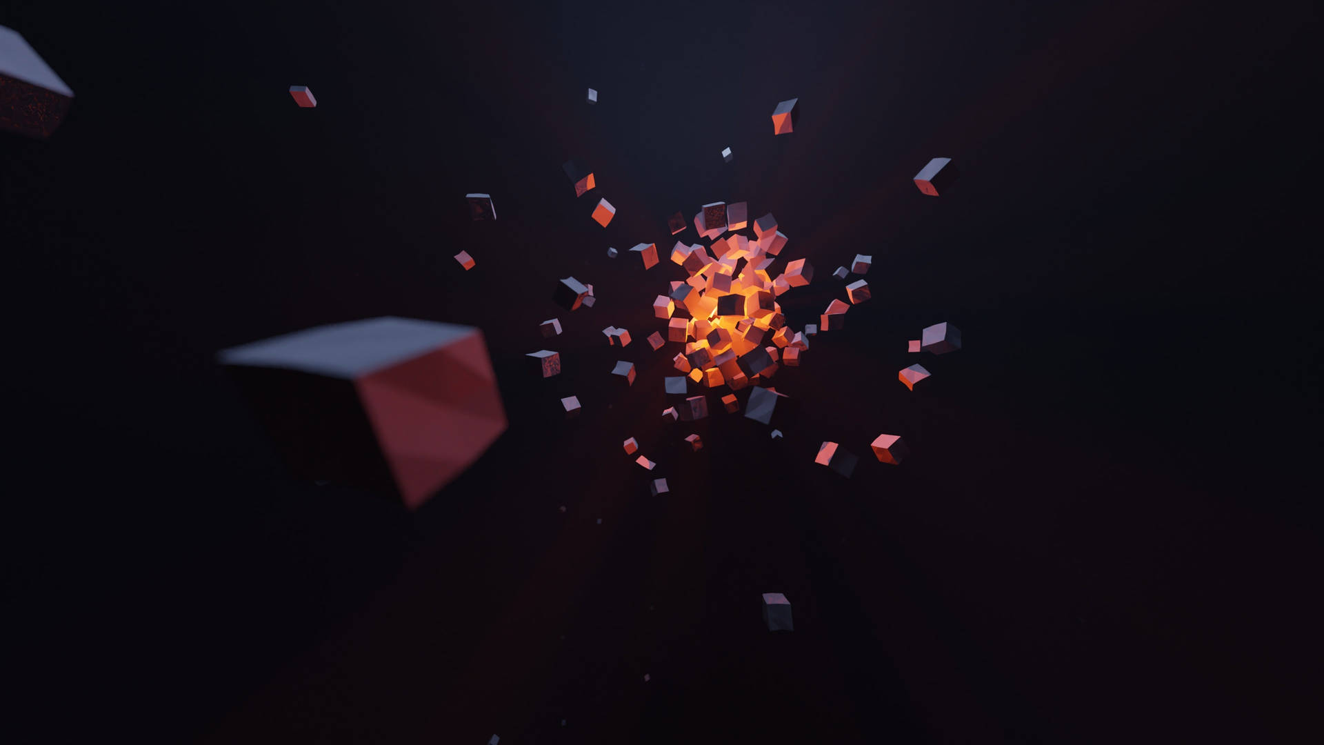 Explosion 3d Animated Desktop Background